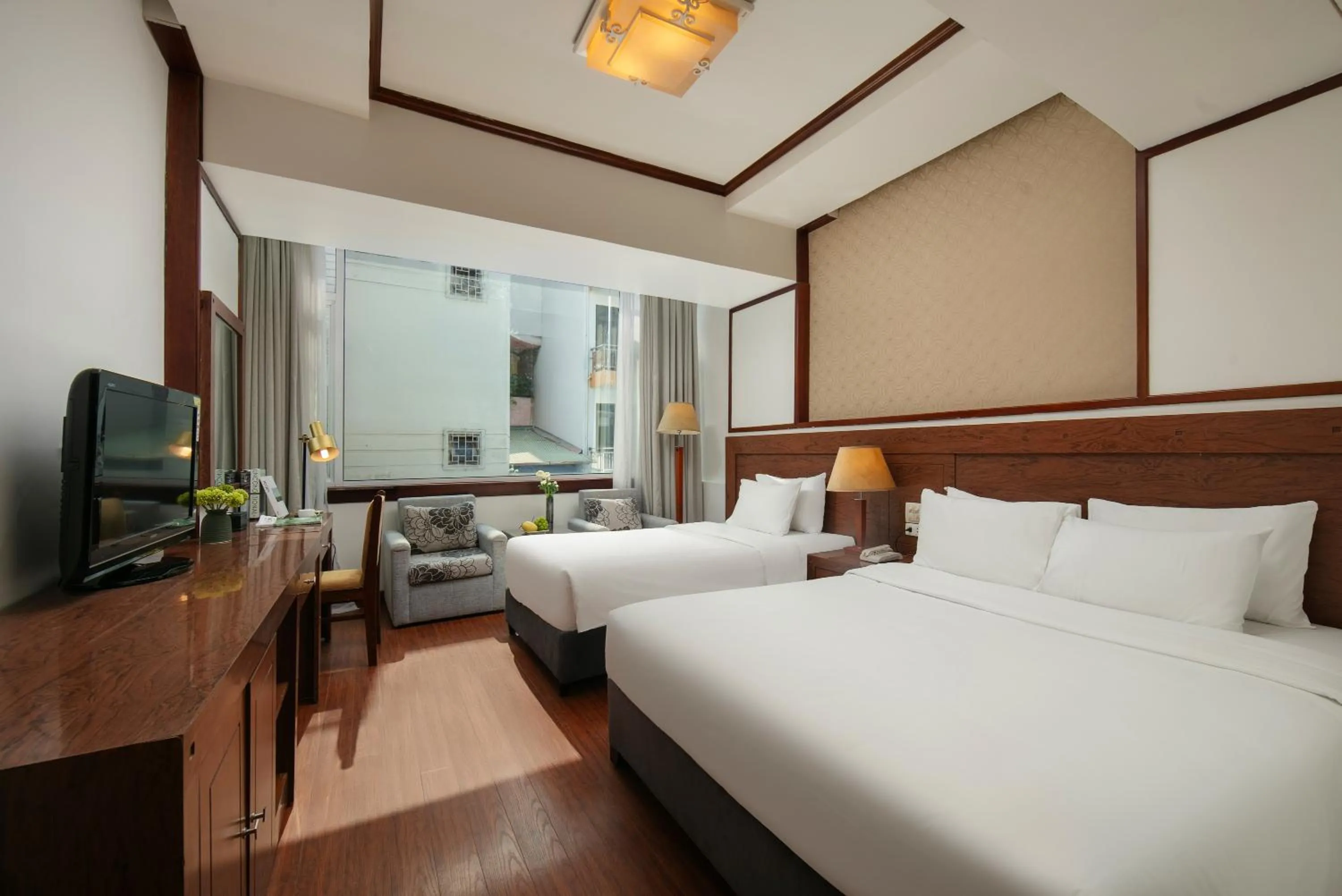 Bed in Sao Mai Boutique Hotel