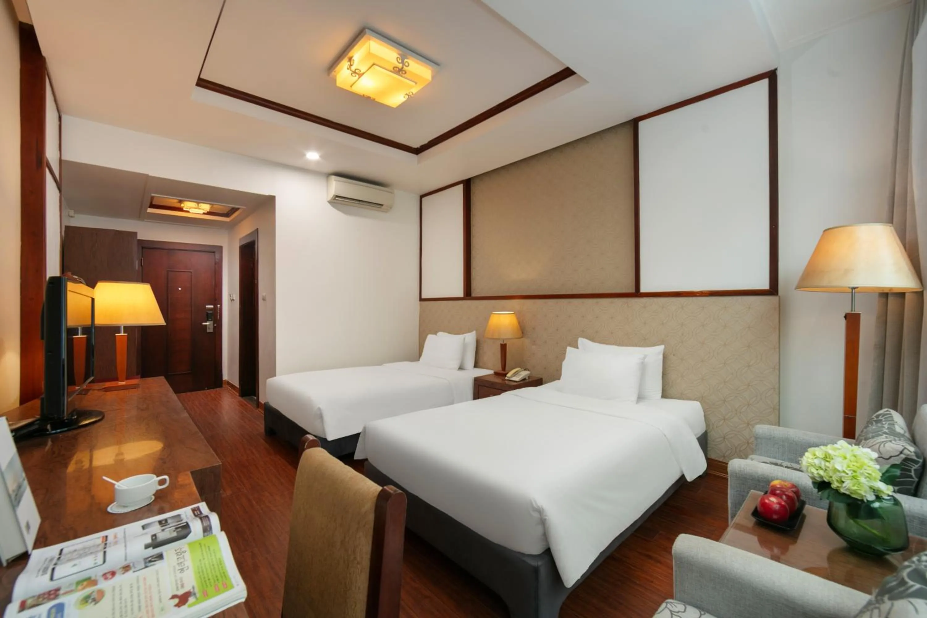 Bed in Sao Mai Boutique Hotel