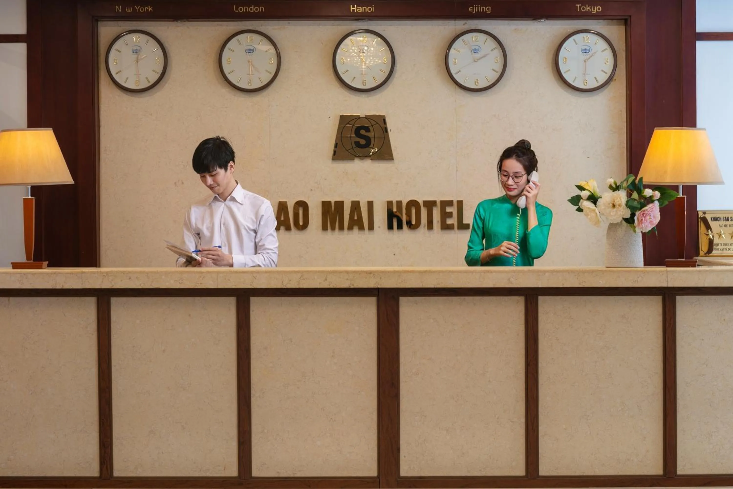 Staff in Sao Mai Boutique Hotel