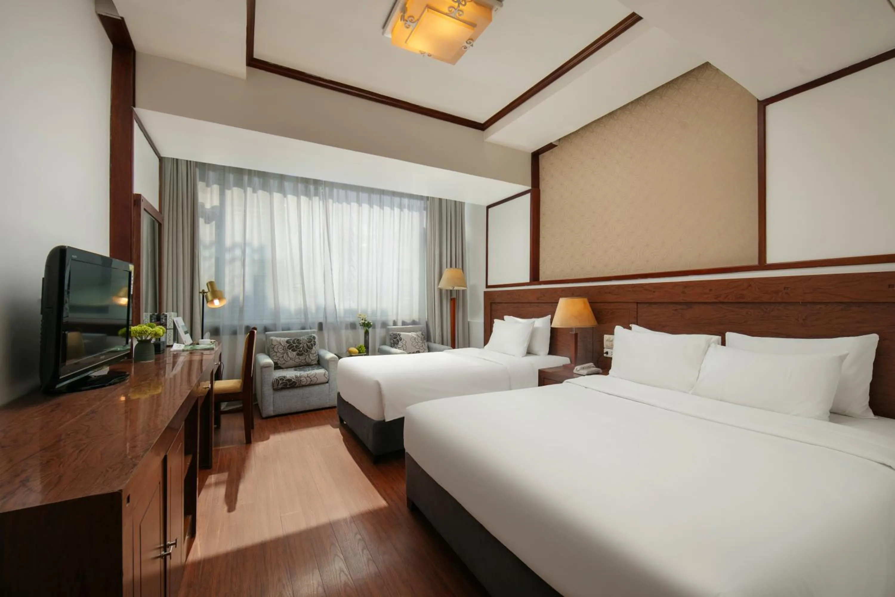 Photo of the whole room, Bed in Sao Mai Boutique Hotel