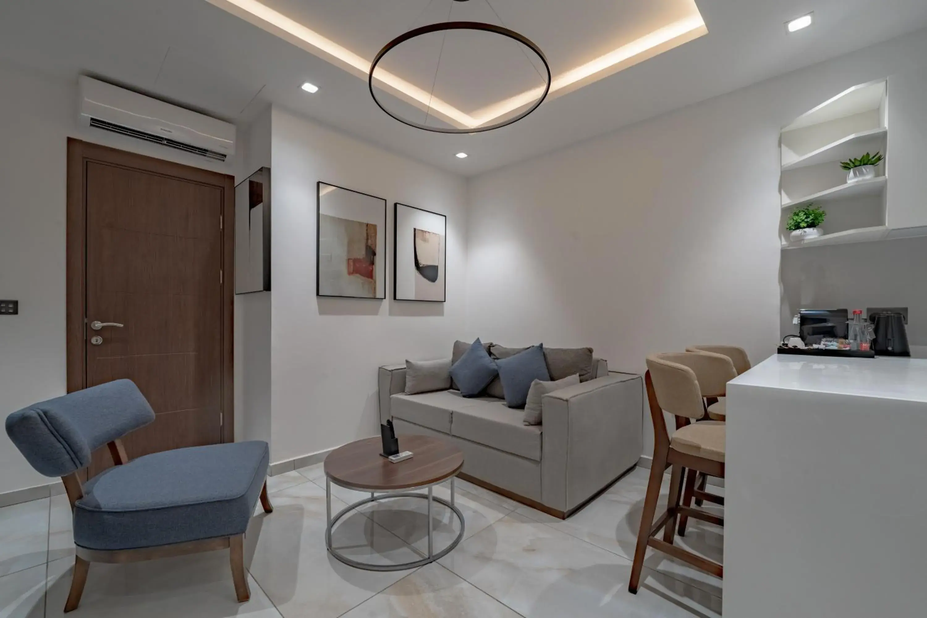 Living room in The Pelican Hotel Cantonments Accra Living room in The Pelican Hotel Cantonments Accra