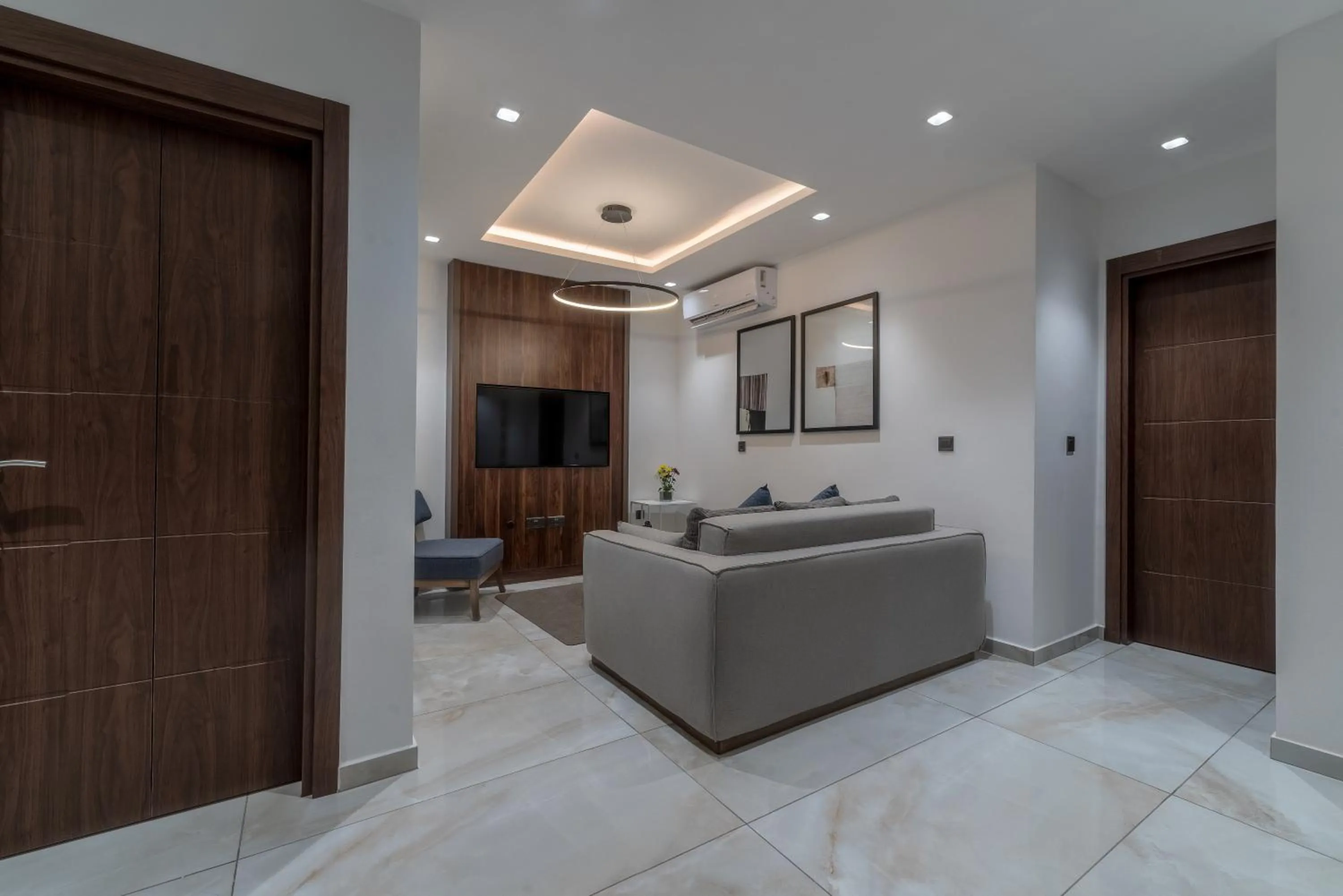 Living room in The Pelican Hotel Cantonments Accra