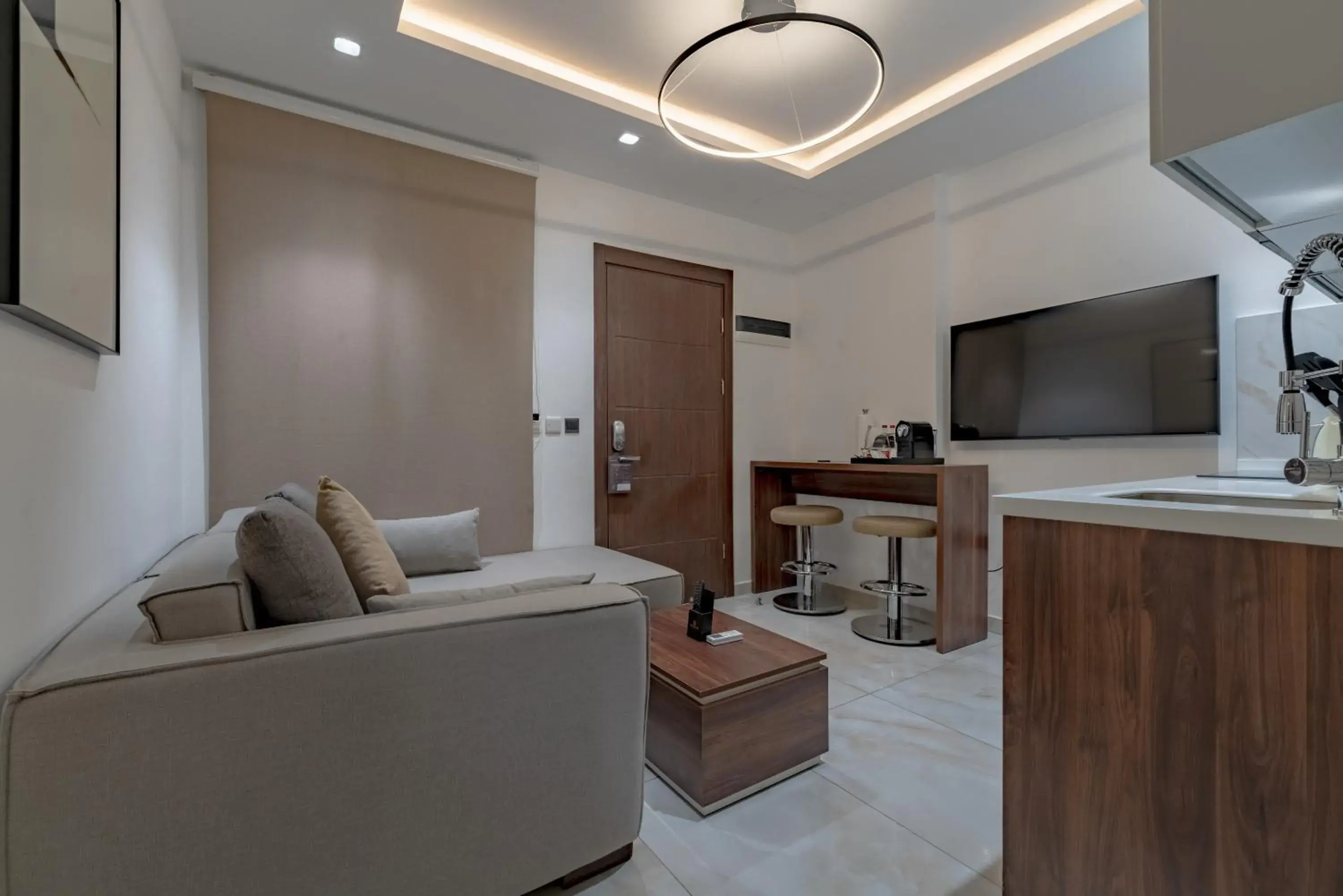 Living room in The Pelican Hotel Cantonments Accra Living room in The Pelican Hotel Cantonments Accra