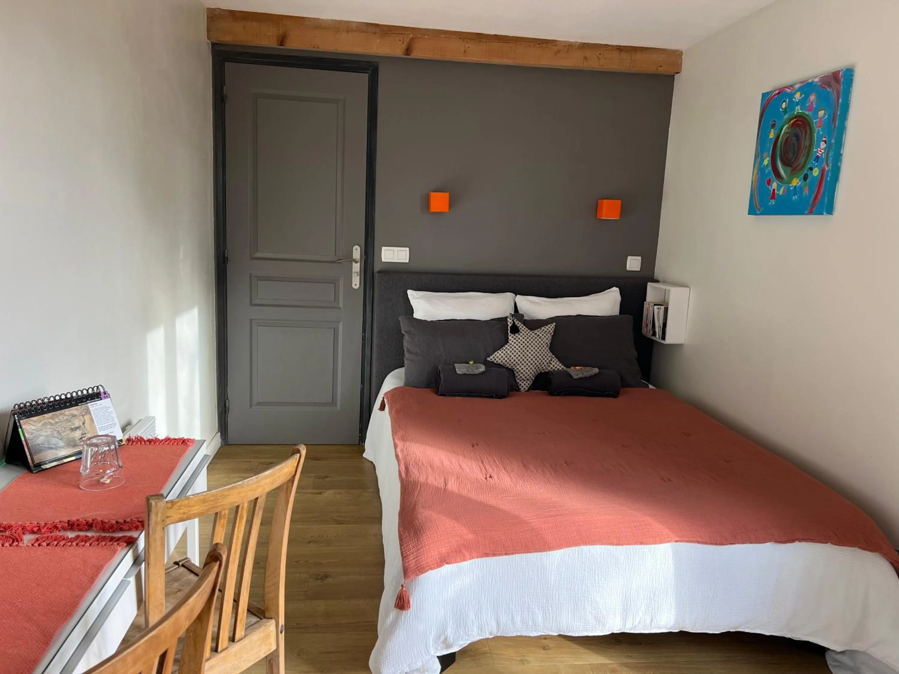 Bed in Chambre d'hôtes "Mirabel"