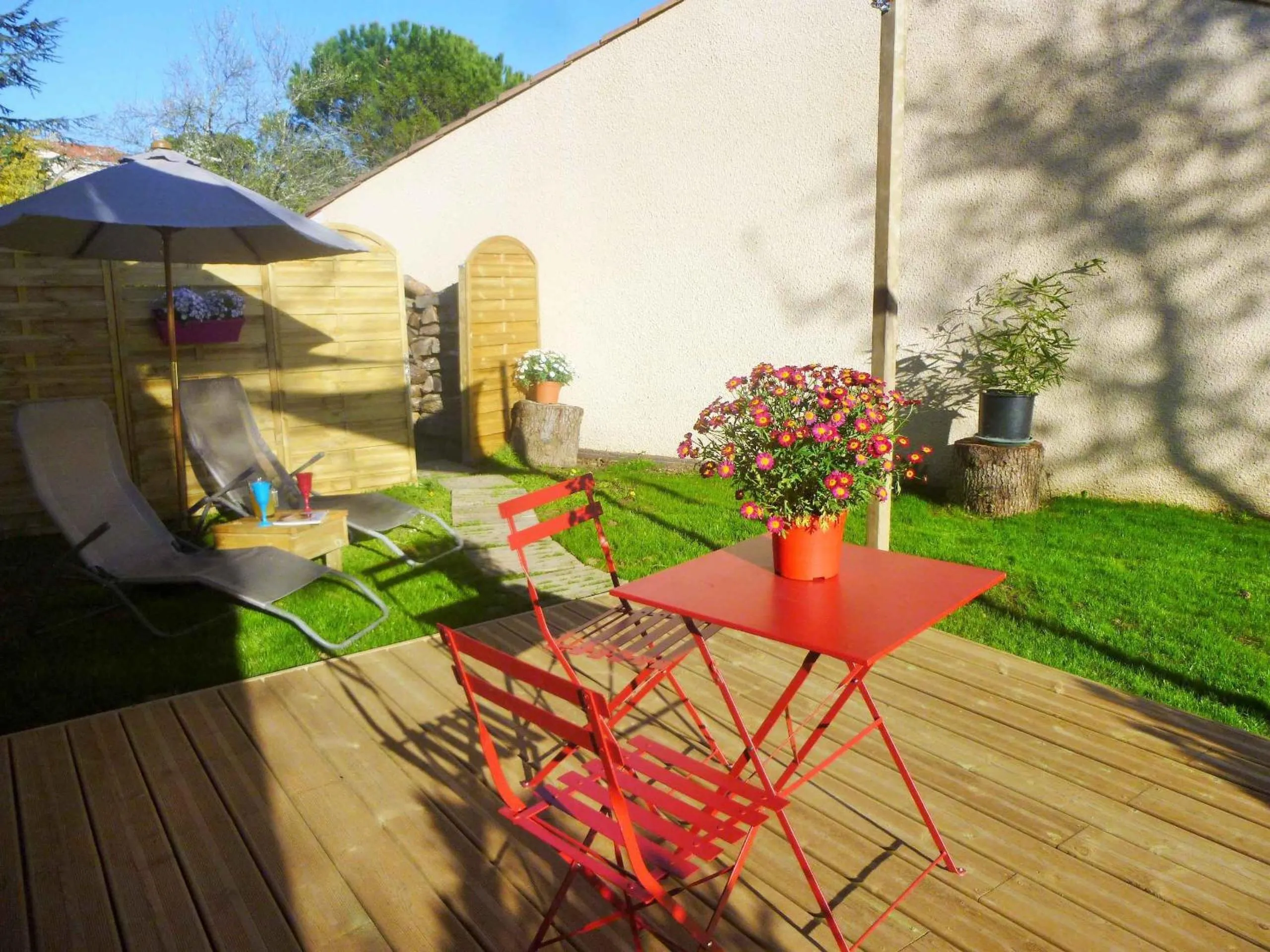 Patio in Chambre d'hôtes "Mirabel"