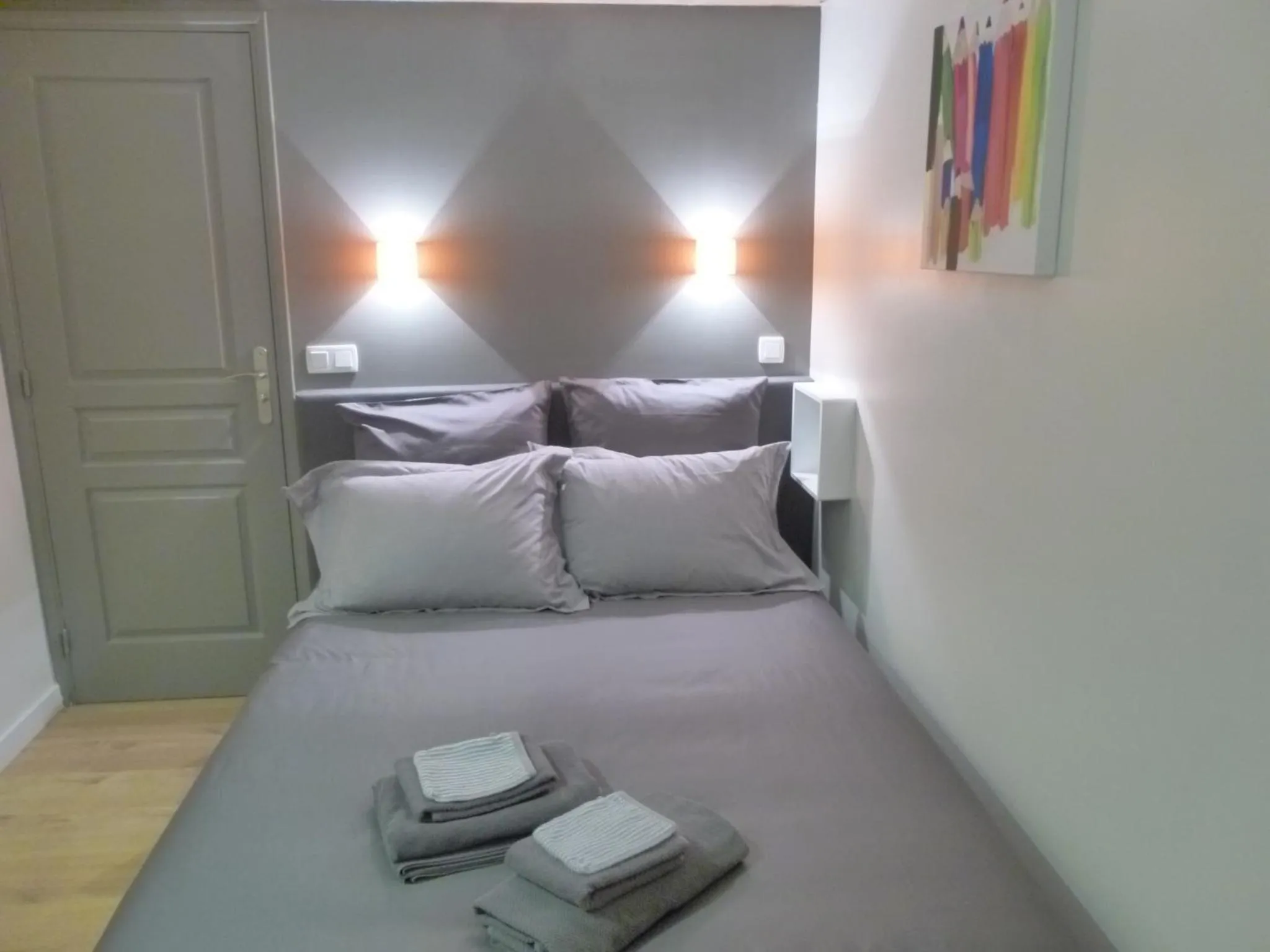 Bed in Chambre d'hôtes "Mirabel"