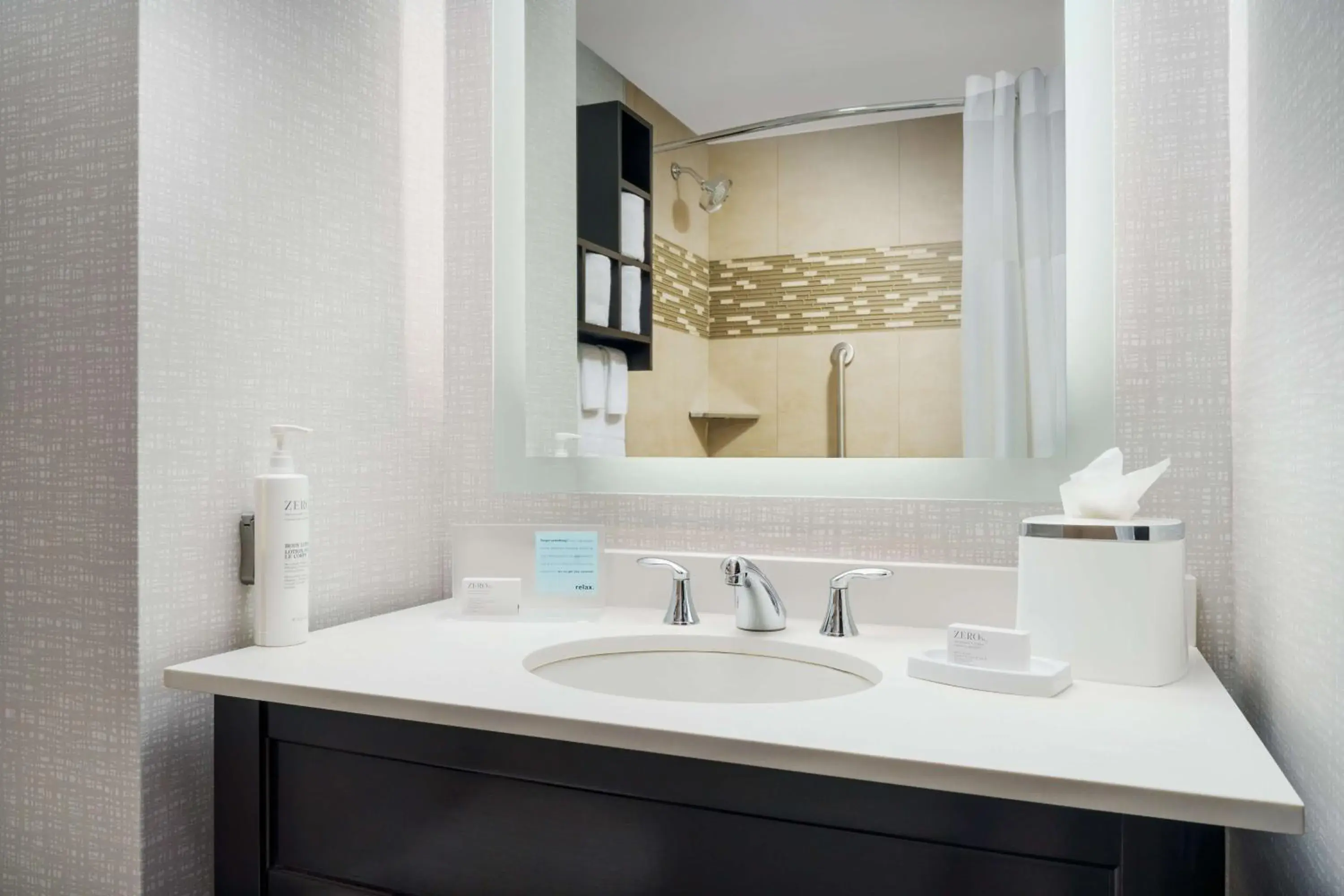 Bathroom in Hampton Inn Times Square Central Bathroom in Hampton Inn Times Square Central