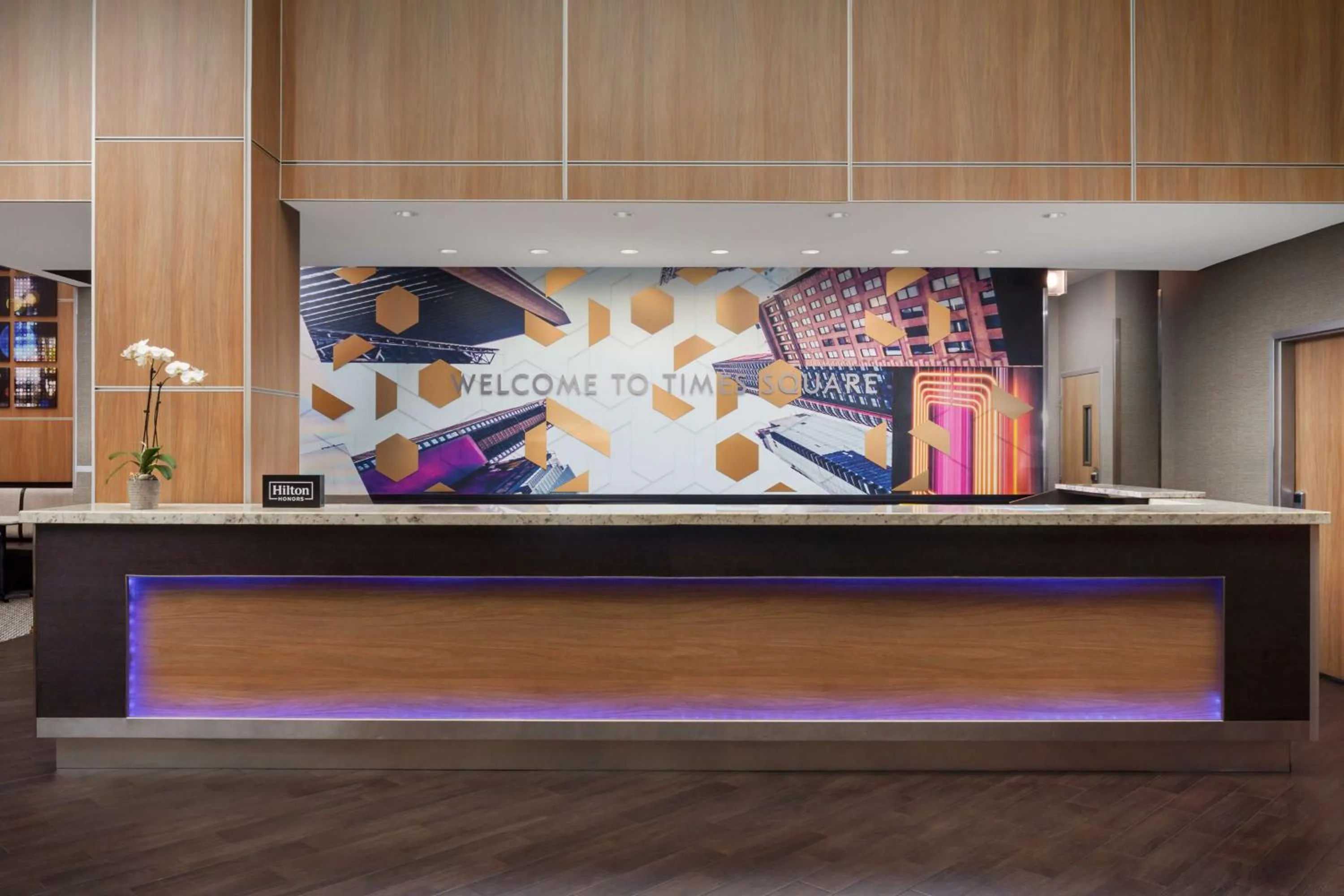 Lobby or reception in Hampton Inn Times Square Central