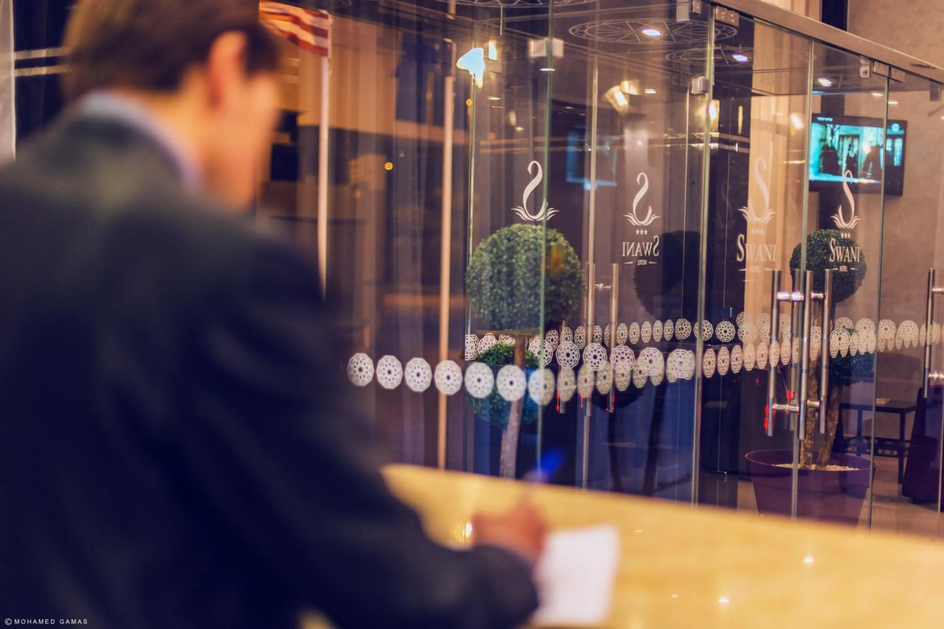 Lobby or reception in Hotel Swani