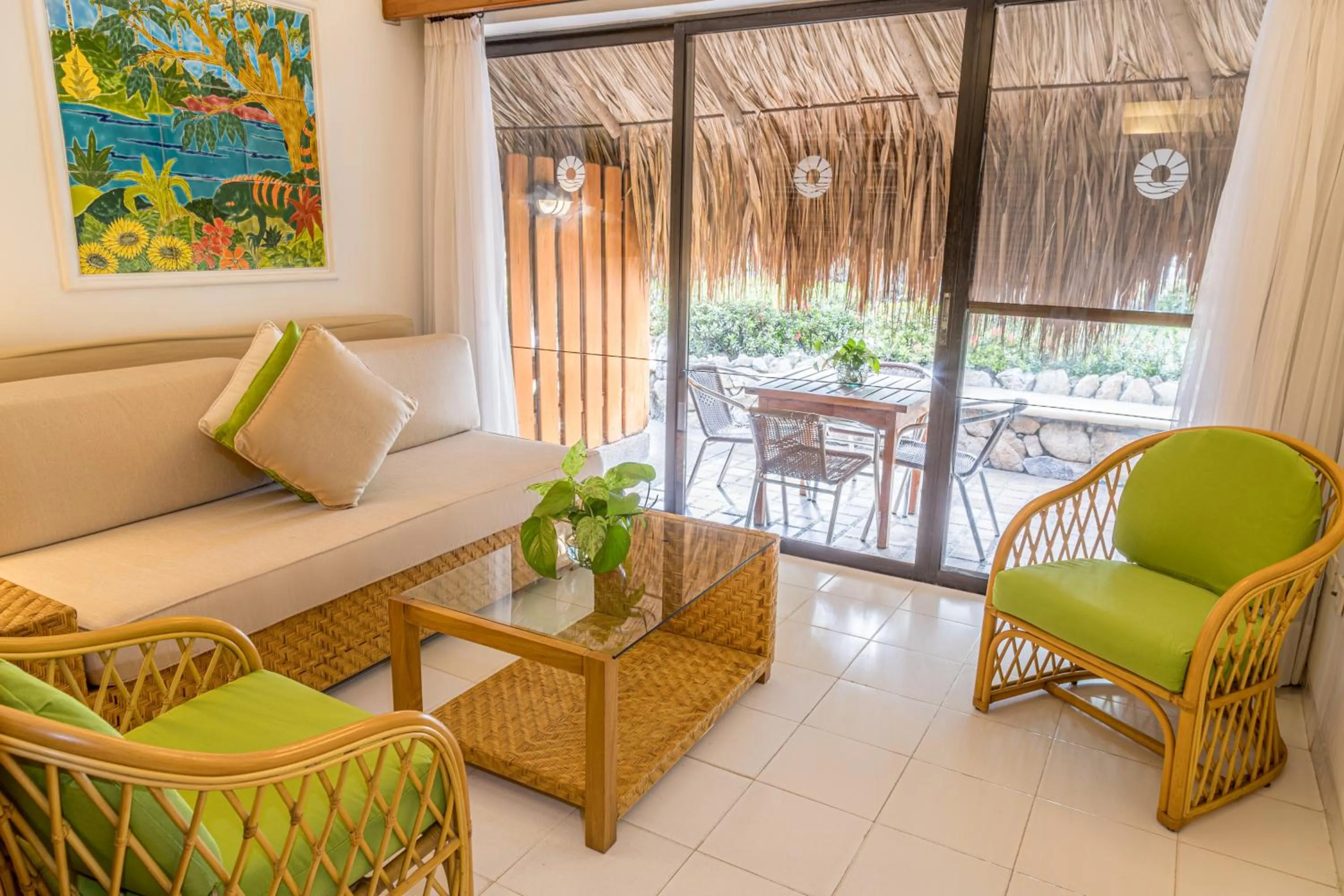 Patio in Hotel Irotama Bungalows & Bohios