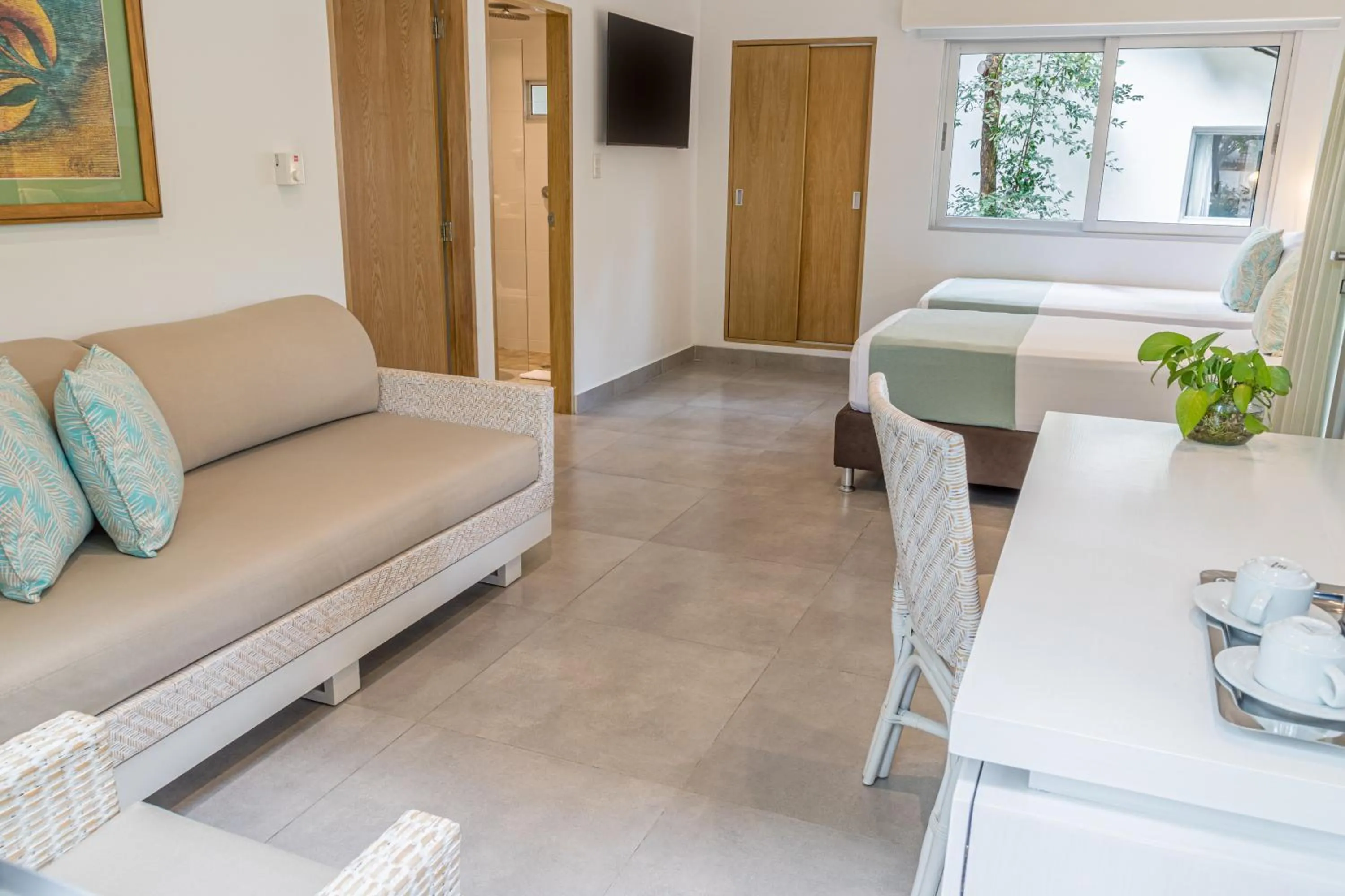 Bed in Hotel Irotama Bungalows & Bohios