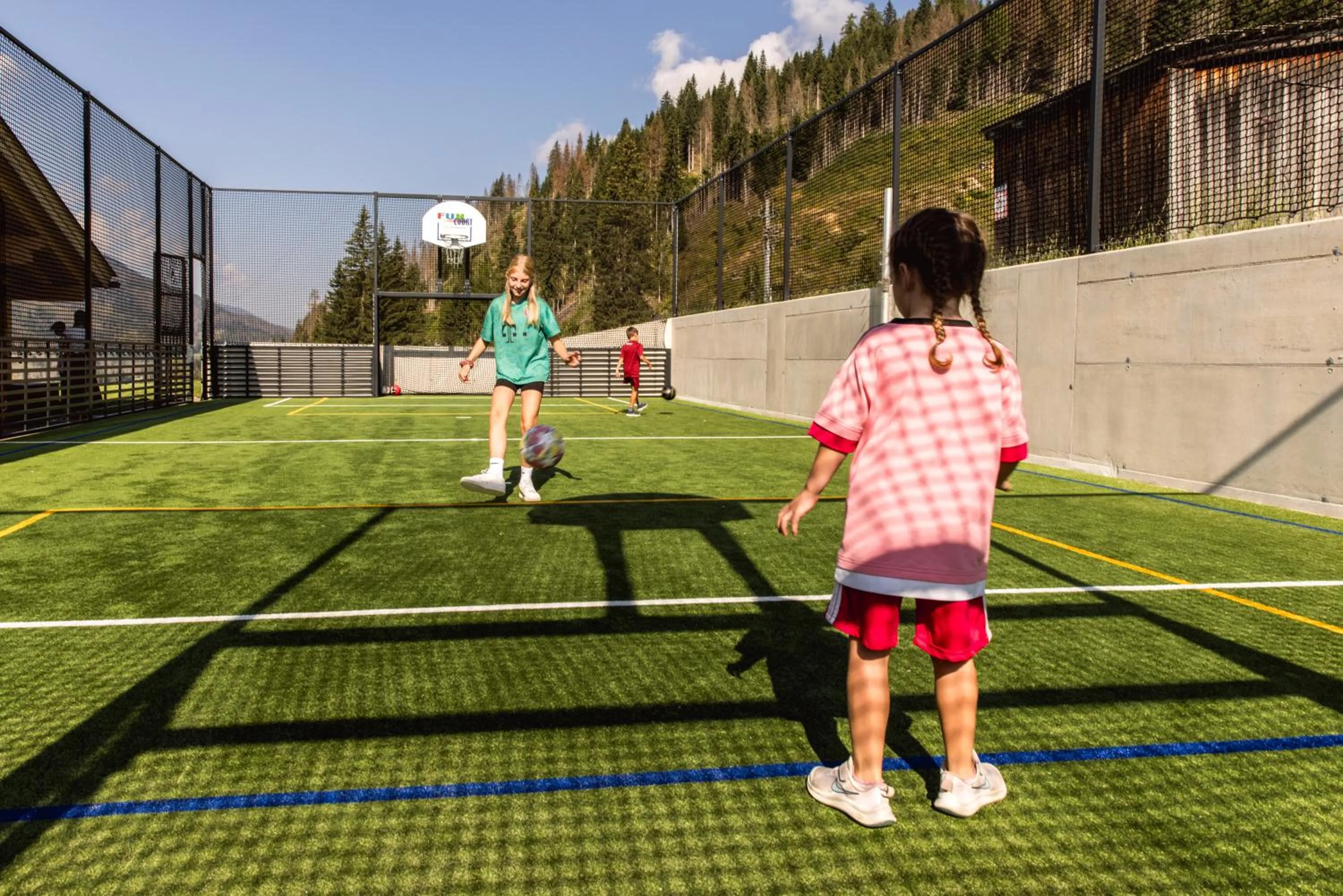 Children play ground in Almfamilyhotel Scherer