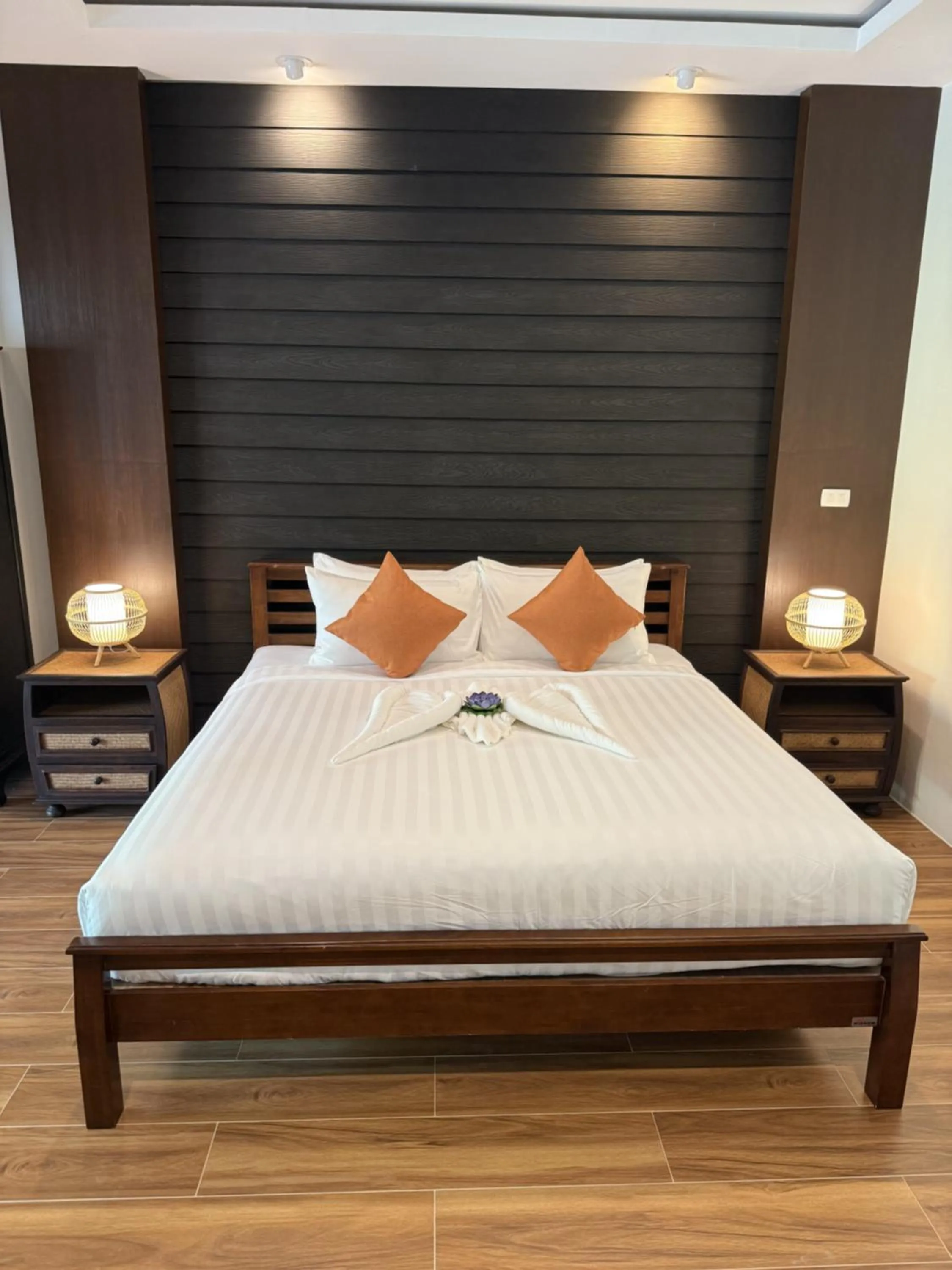 Bed in Blue Palm Residence Kata