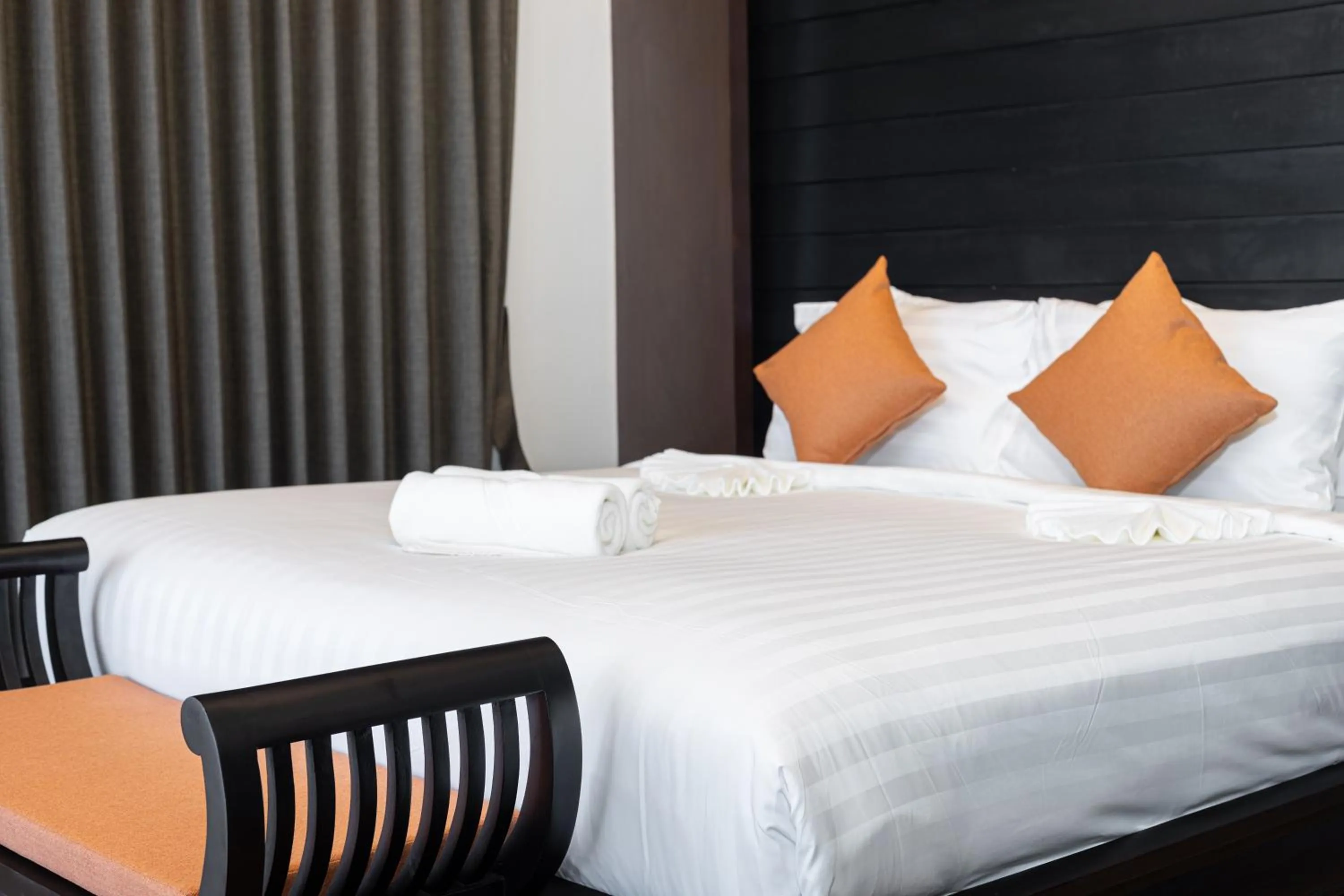 Bed in Blue Palm Residence Kata