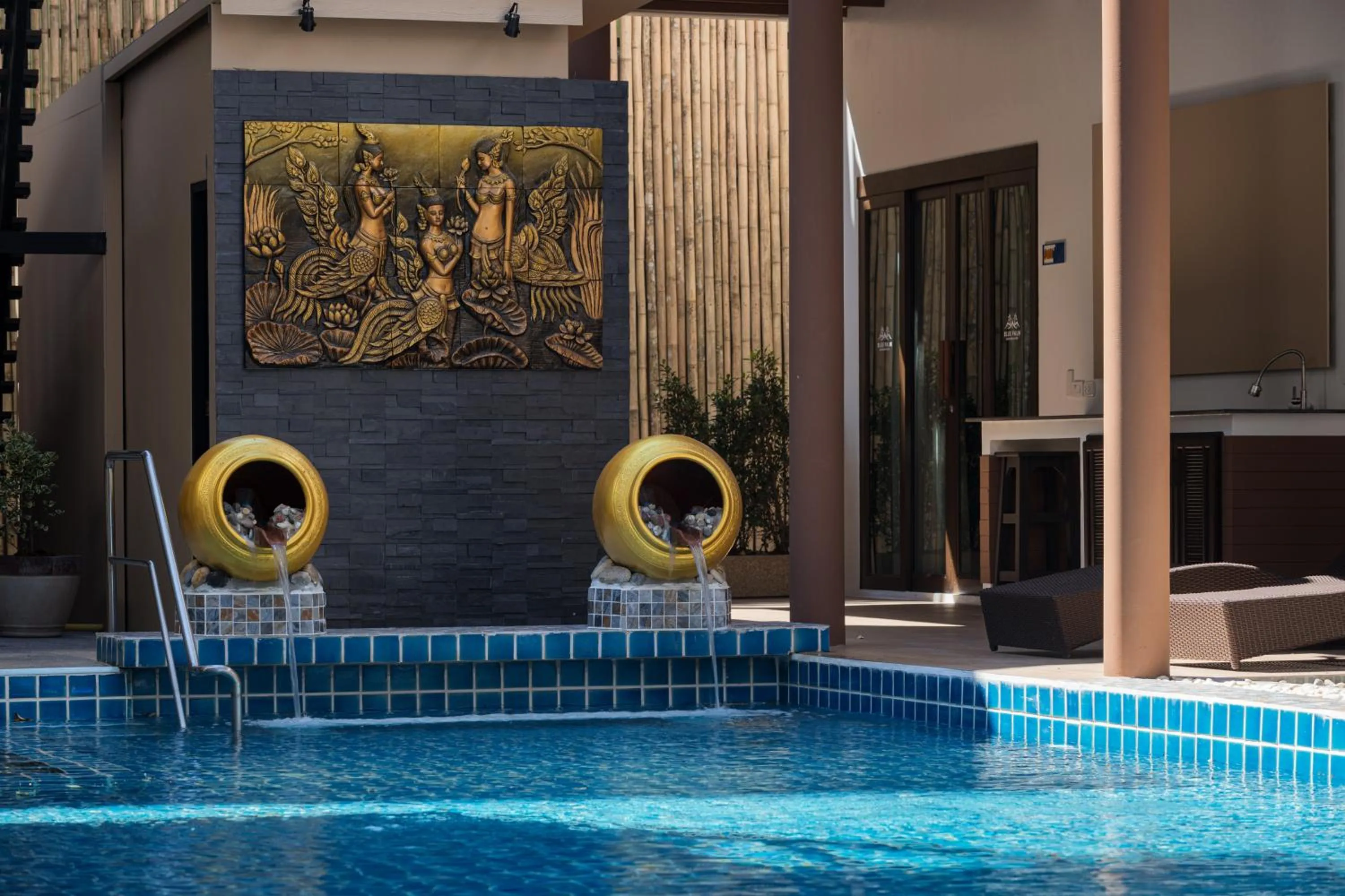 Swimming pool in Blue Palm Residence Kata