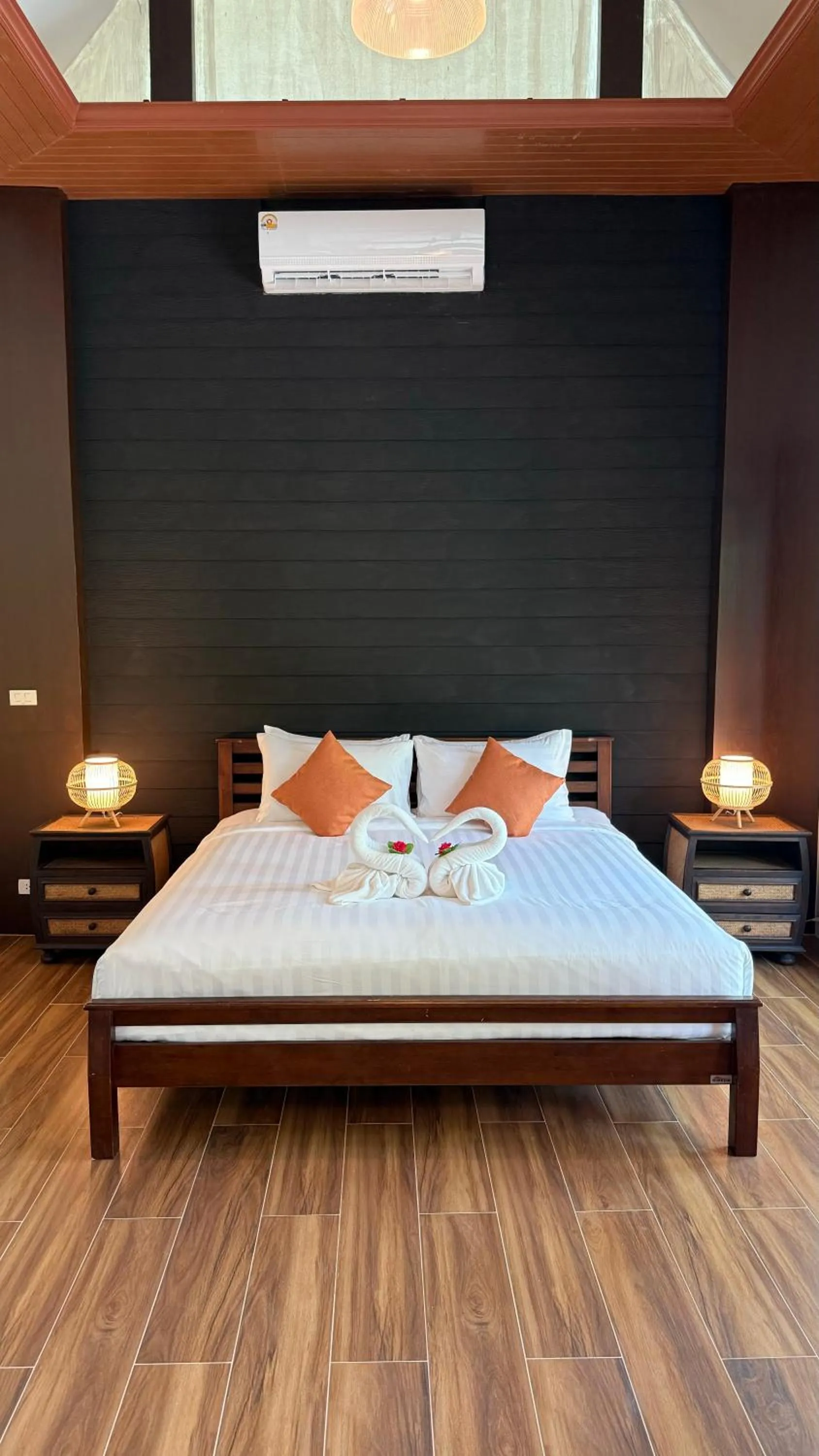 Bed in Blue Palm Residence Kata