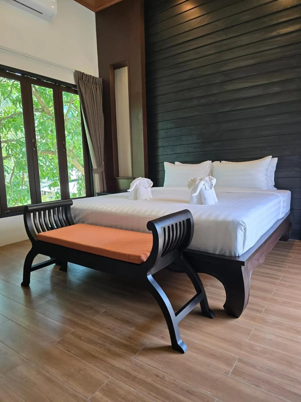 Bed in Blue Palm Residence Kata