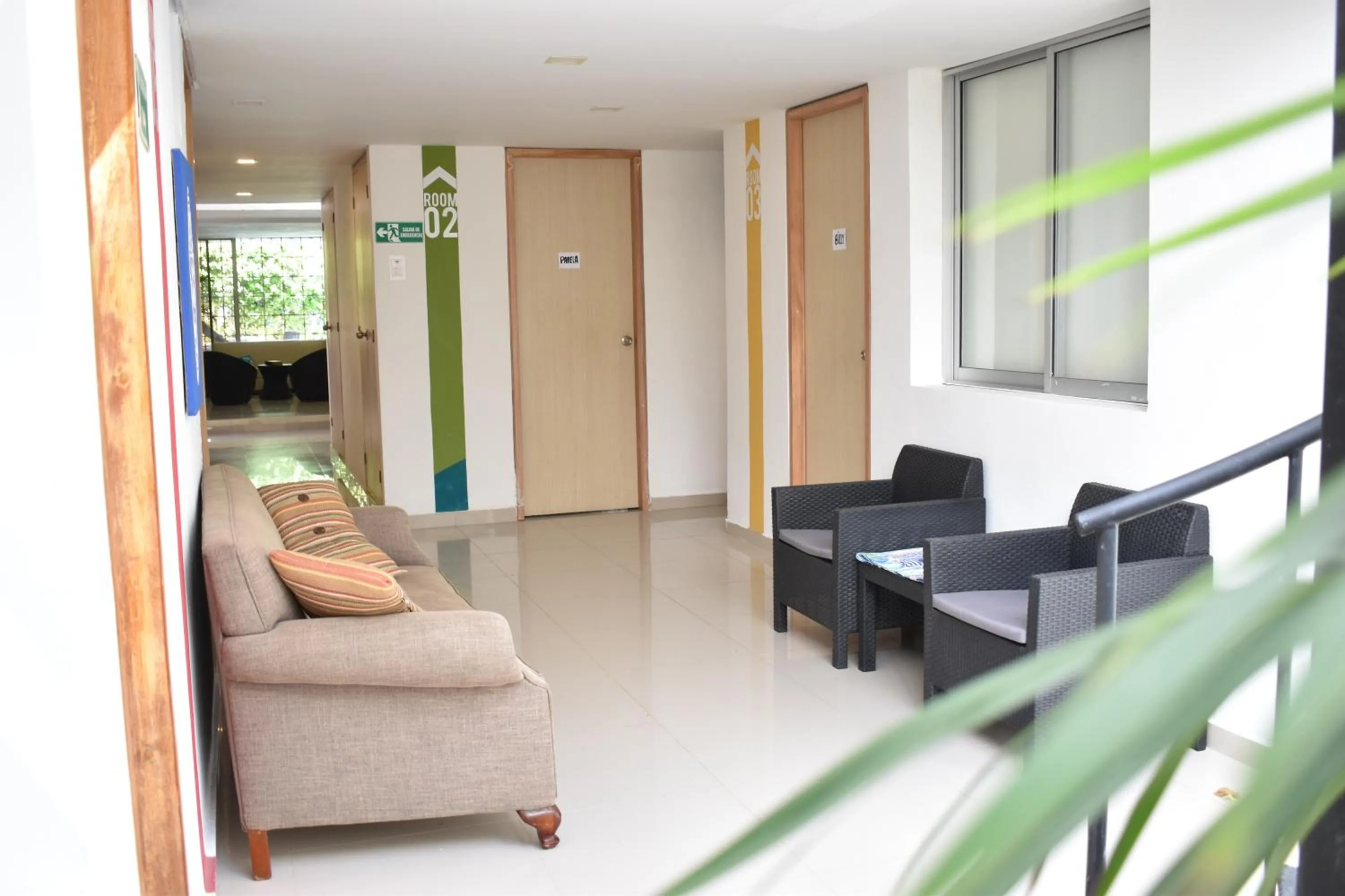 Living room in Color House Santa Marta