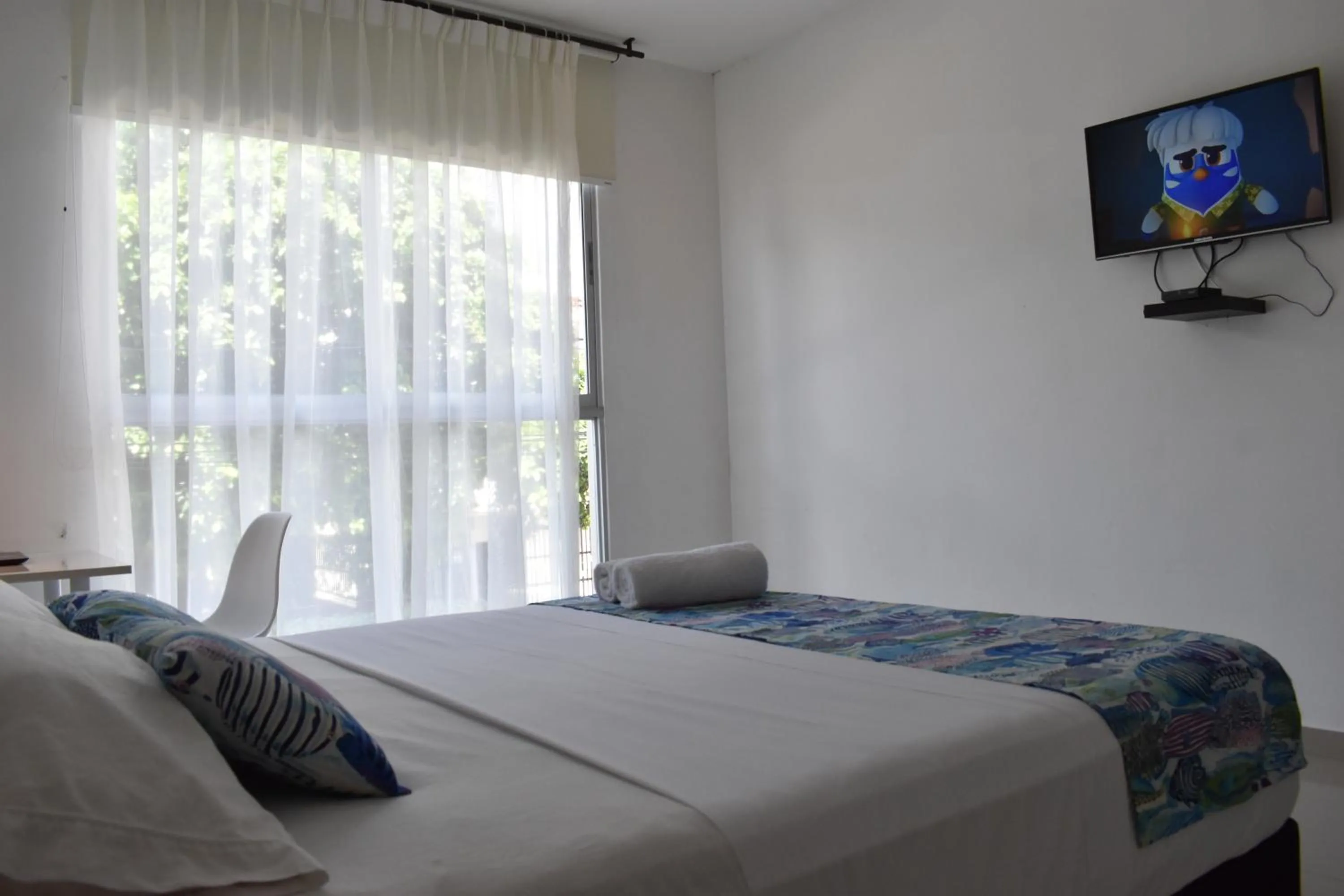 Bird's eye view, Bed in Color House Santa Marta