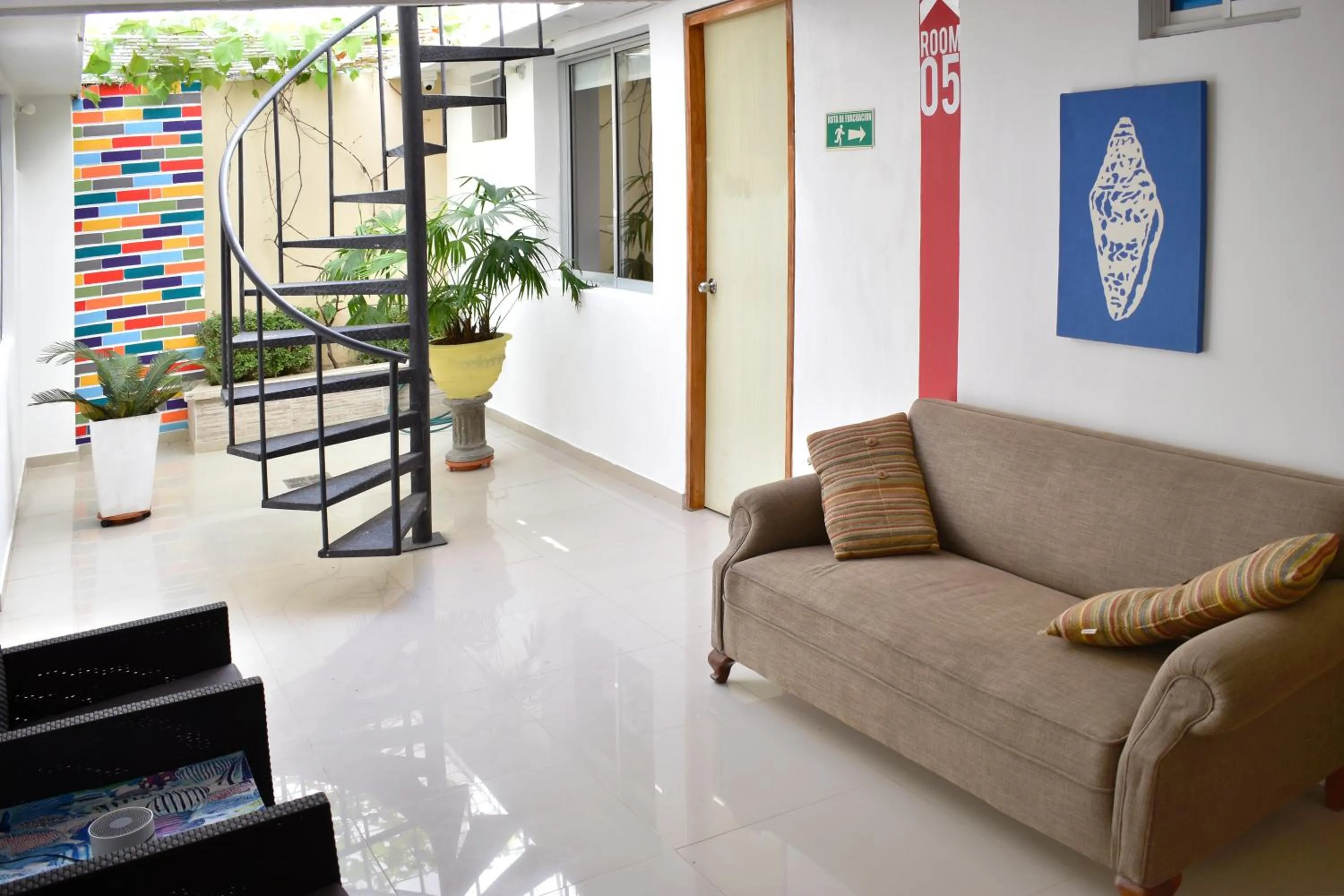 Living room in Color House Santa Marta