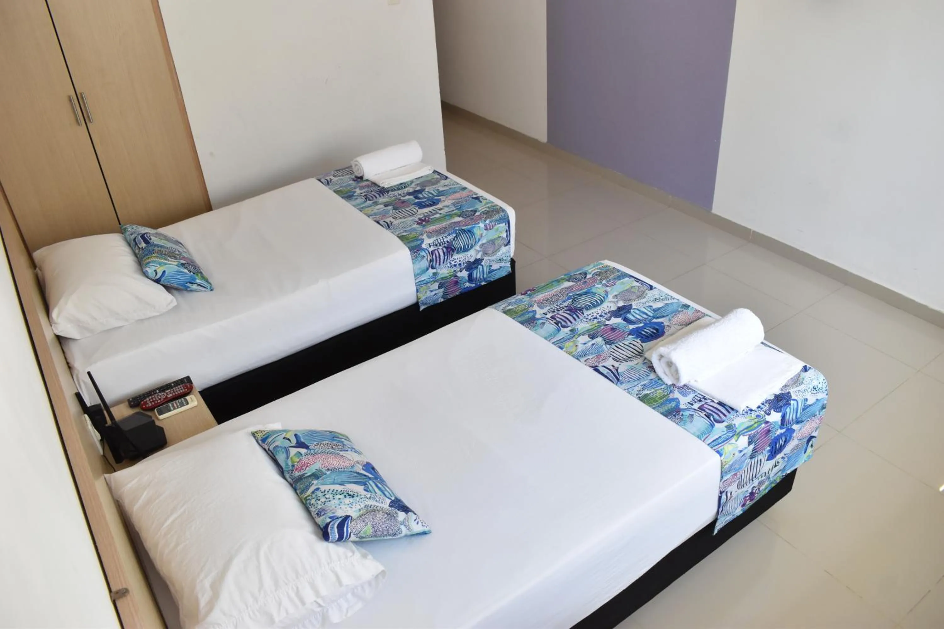 TV and multimedia, Bed in Color House Santa Marta