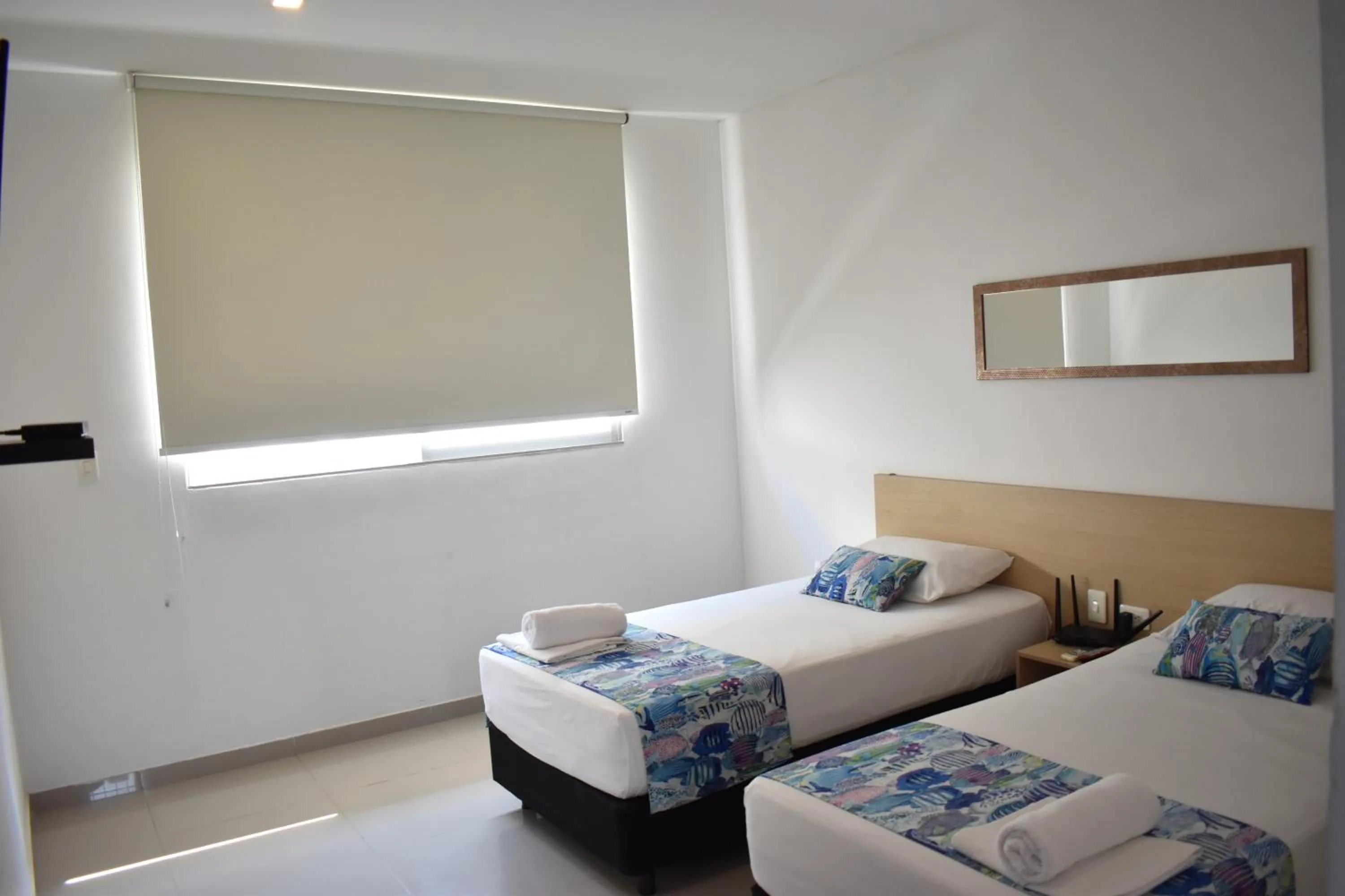 TV and multimedia, Bed in Color House Santa Marta
