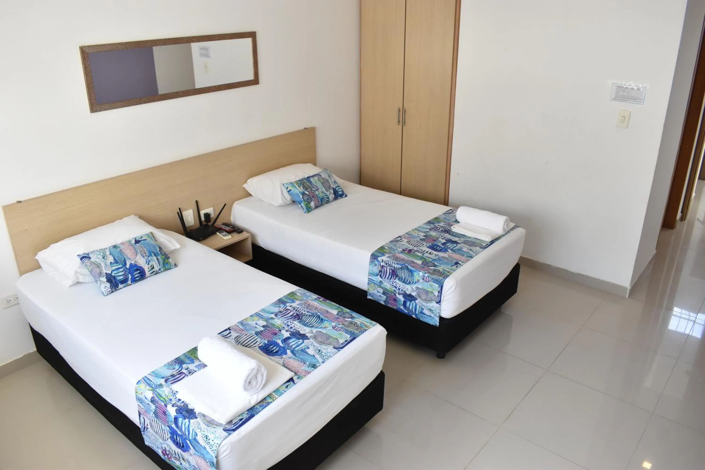 Bed in Color House Santa Marta