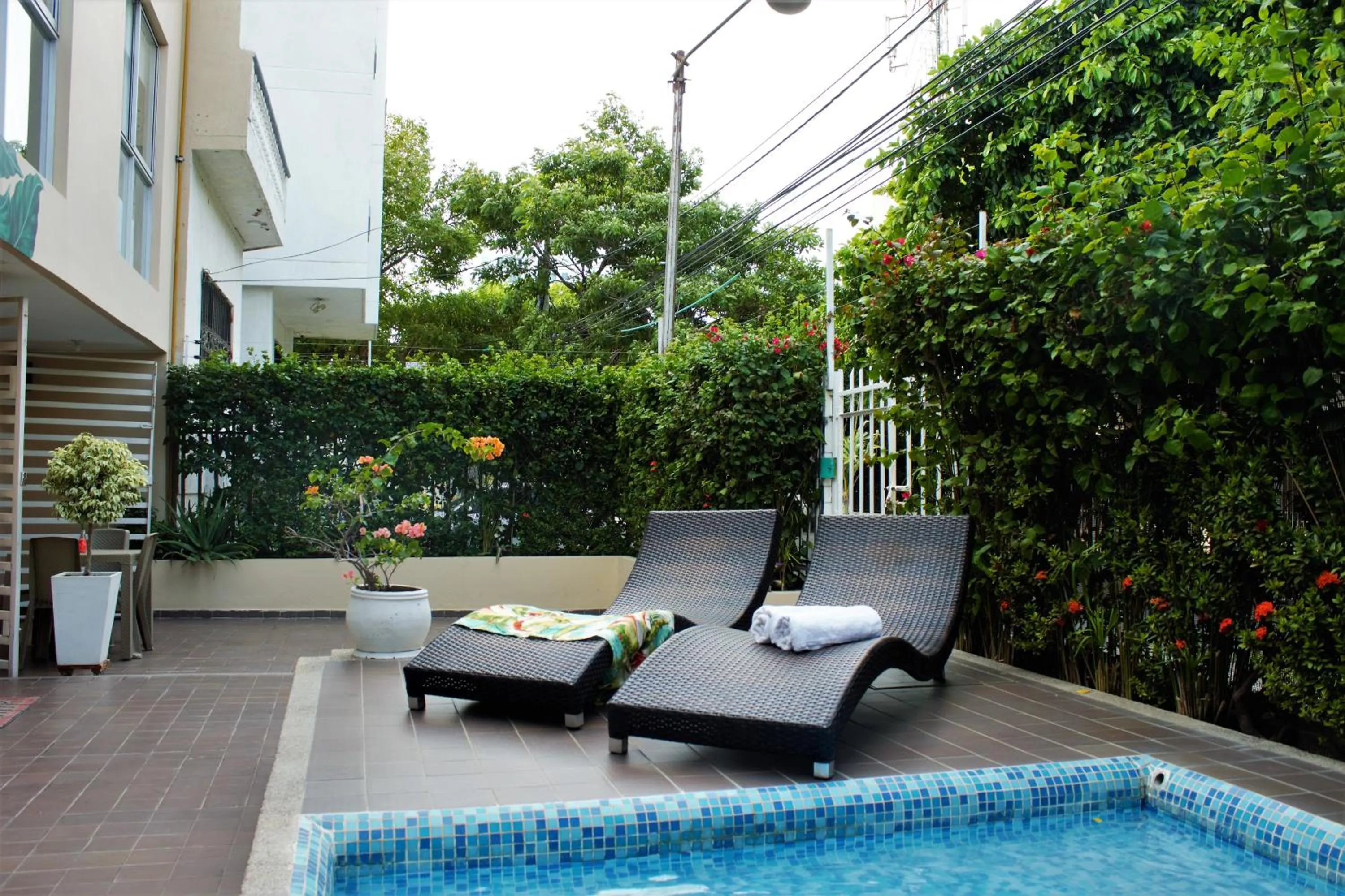Patio in Color House Santa Marta
