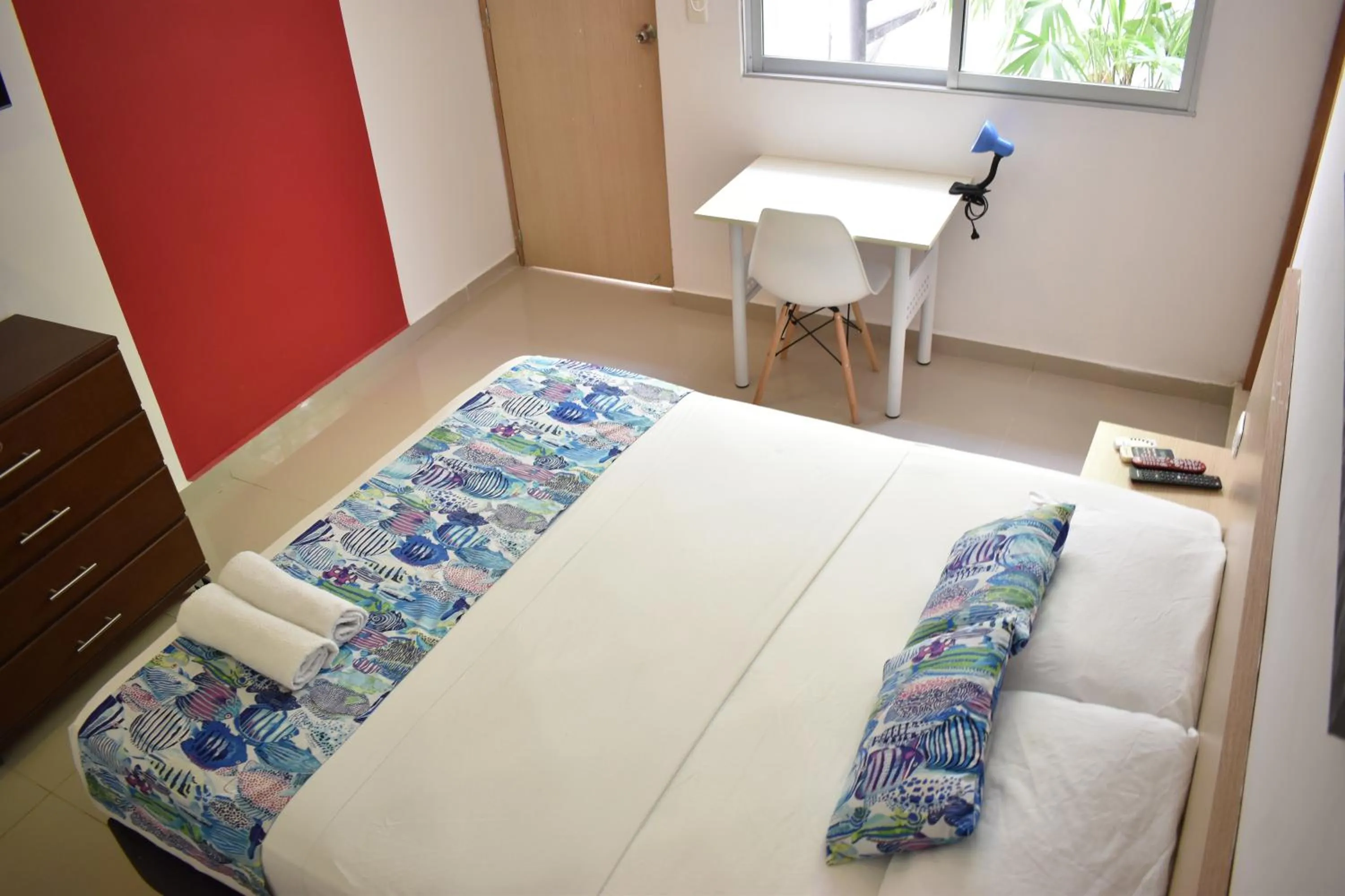 Bed in Color House Santa Marta