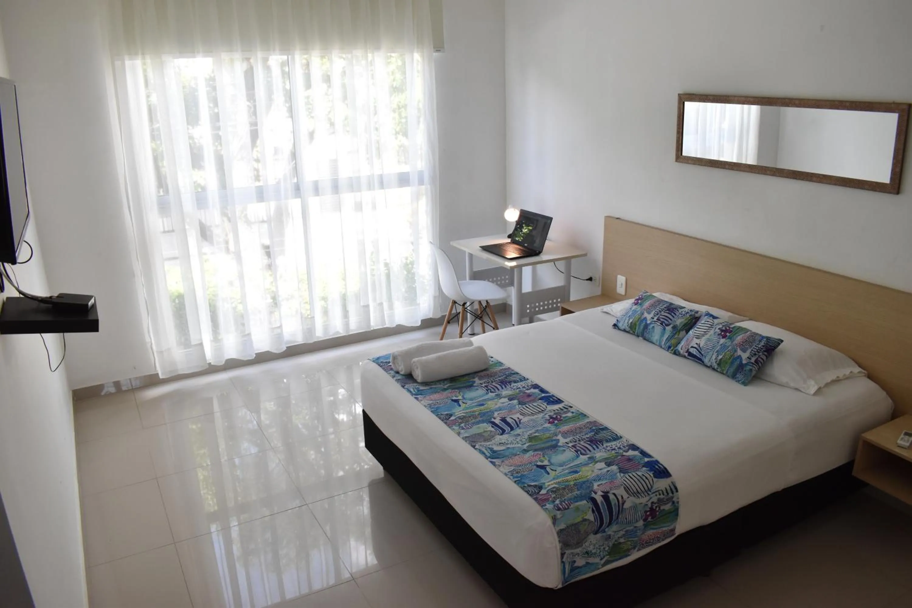 Bird's eye view, Bed in Color House Santa Marta