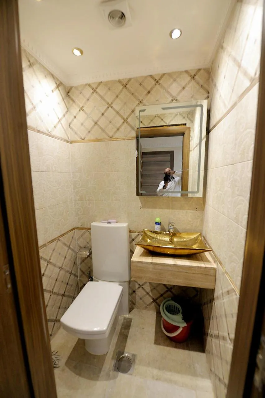 Toilet in Furnished Flat In Rehab New Cairo