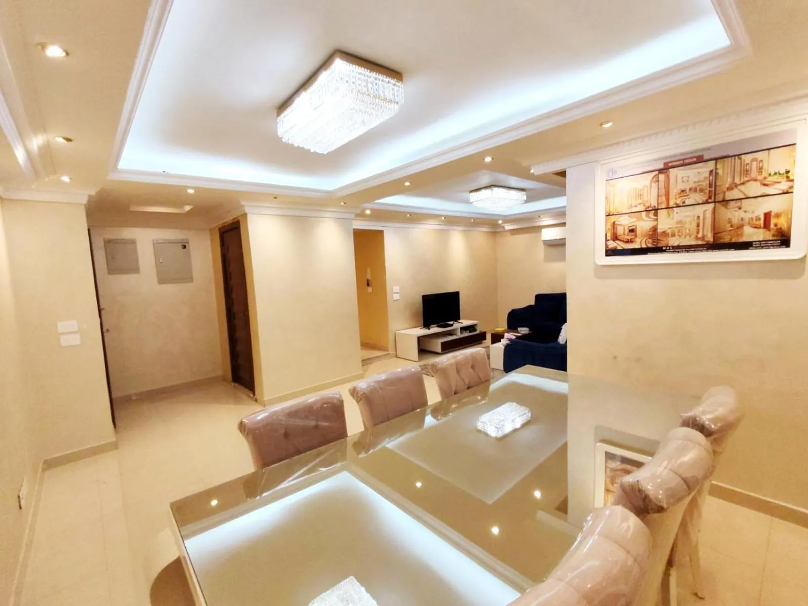 TV and multimedia in Furnished Flat In Rehab New Cairo