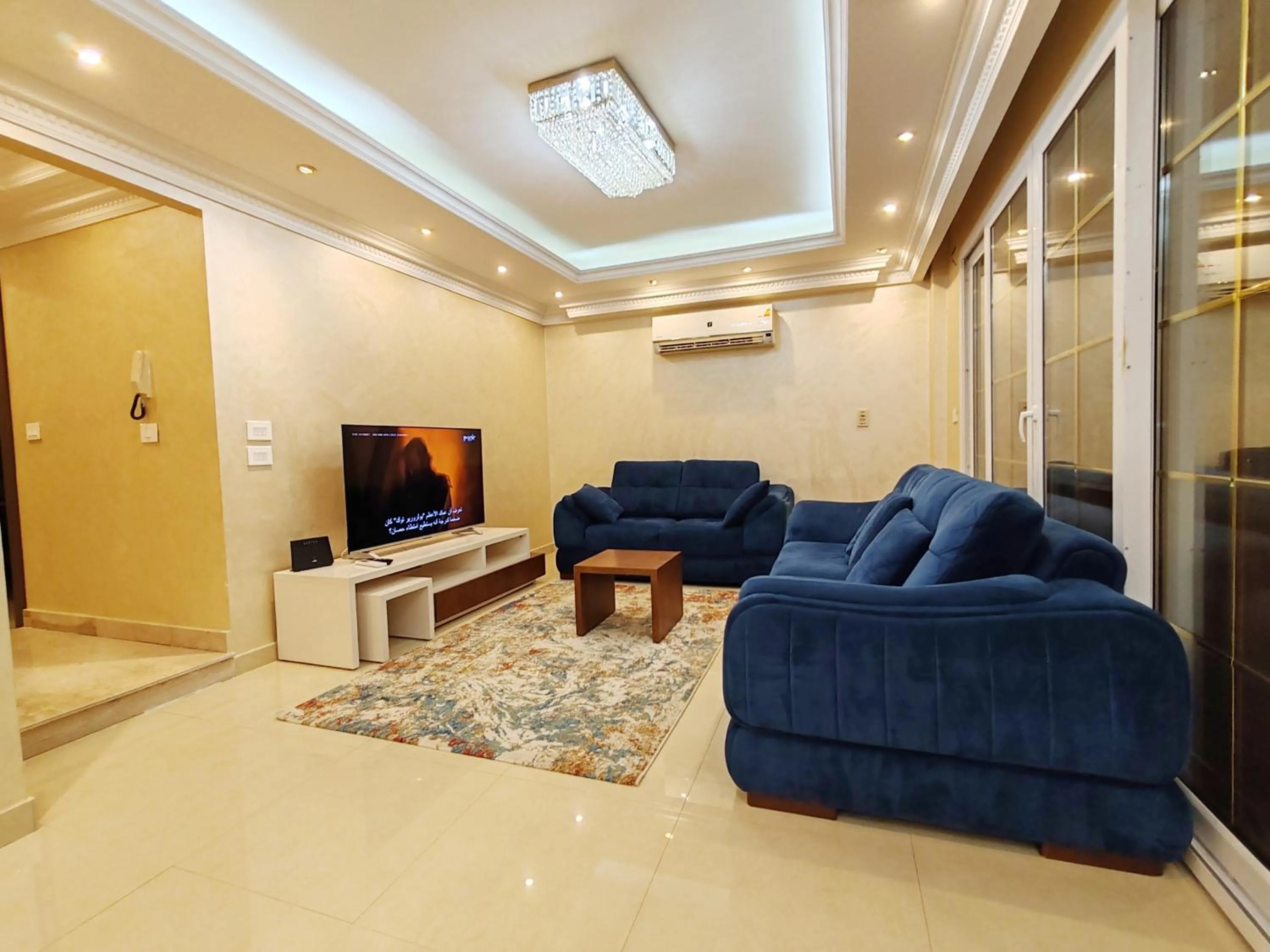TV and multimedia in Furnished Flat In Rehab New Cairo
