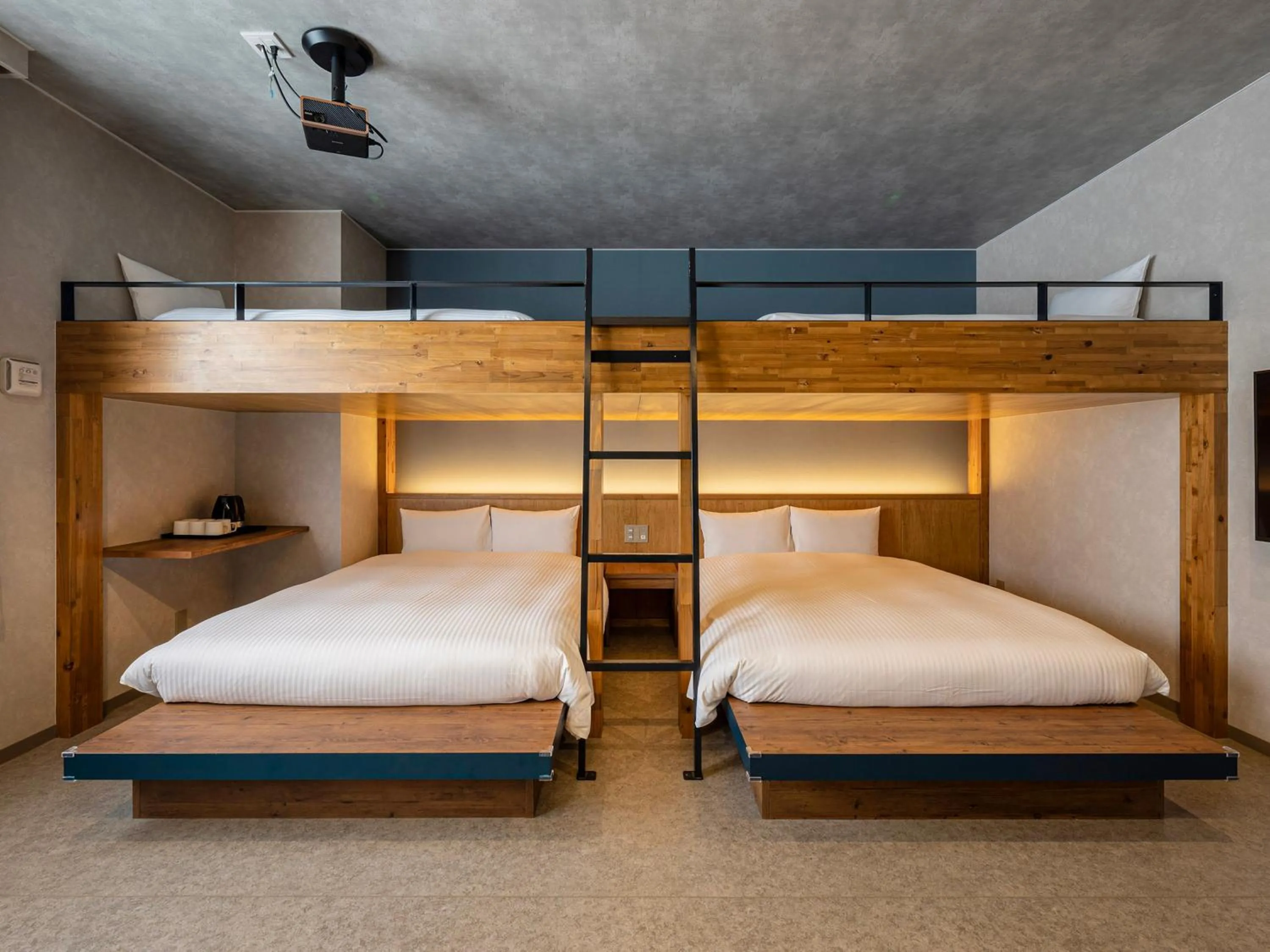 Bed in LACER OKINAWA NAHA Miebashi