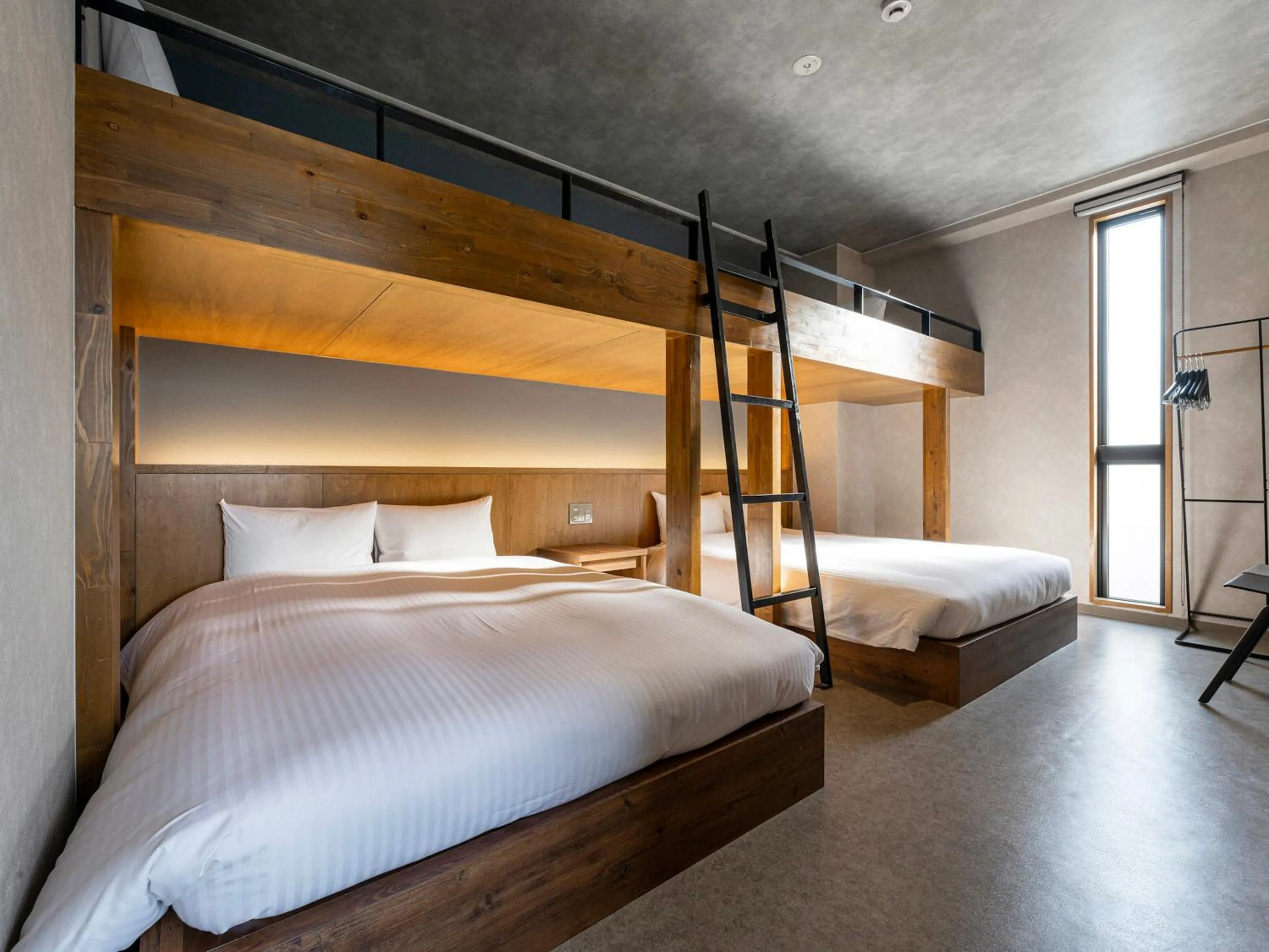 Bed in LACER OKINAWA NAHA Miebashi