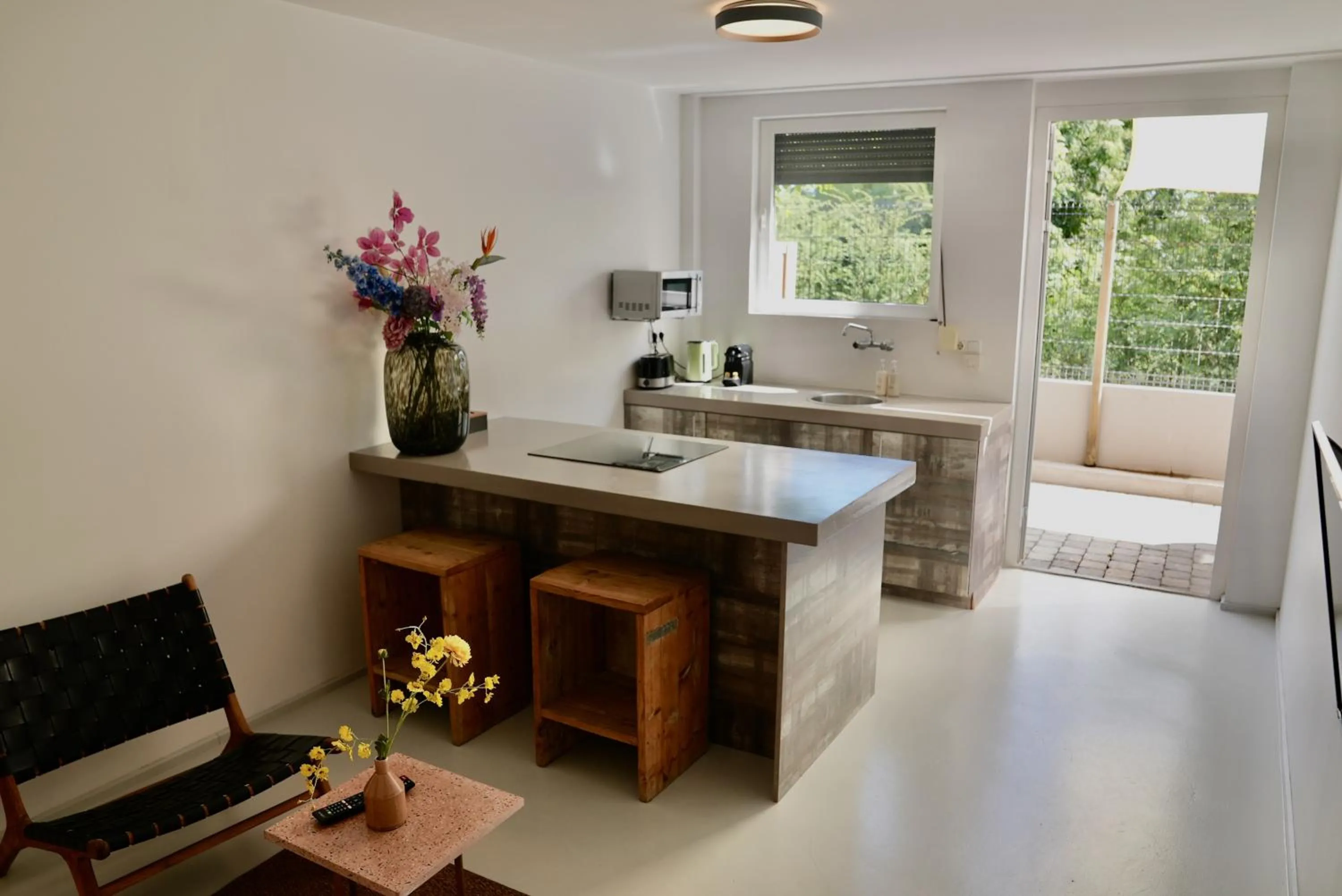 kitchen in Boutique Hotel & apartments JT Curaçao