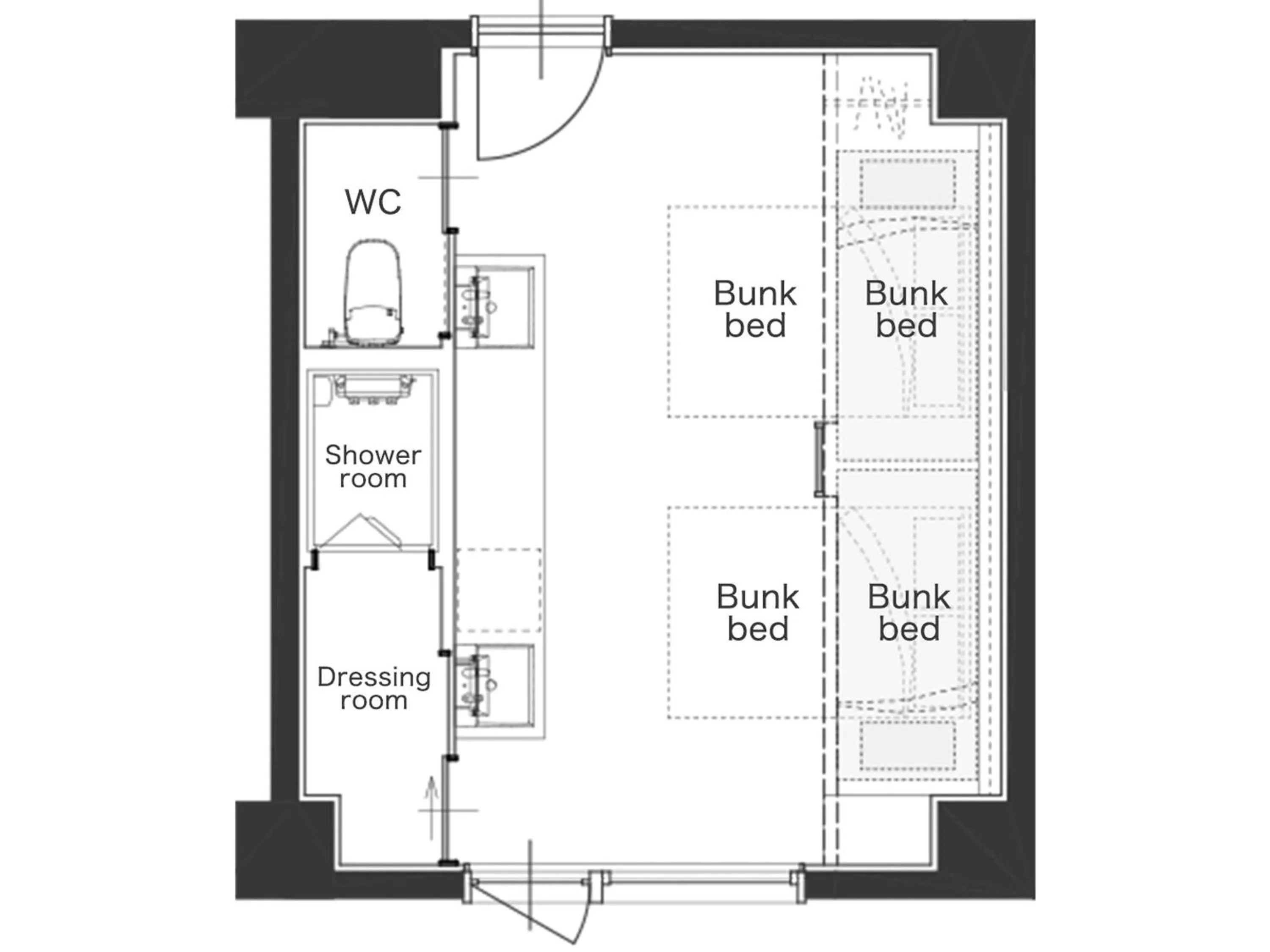 Floor plan in LACER OKINAWA NAHA Tomariport