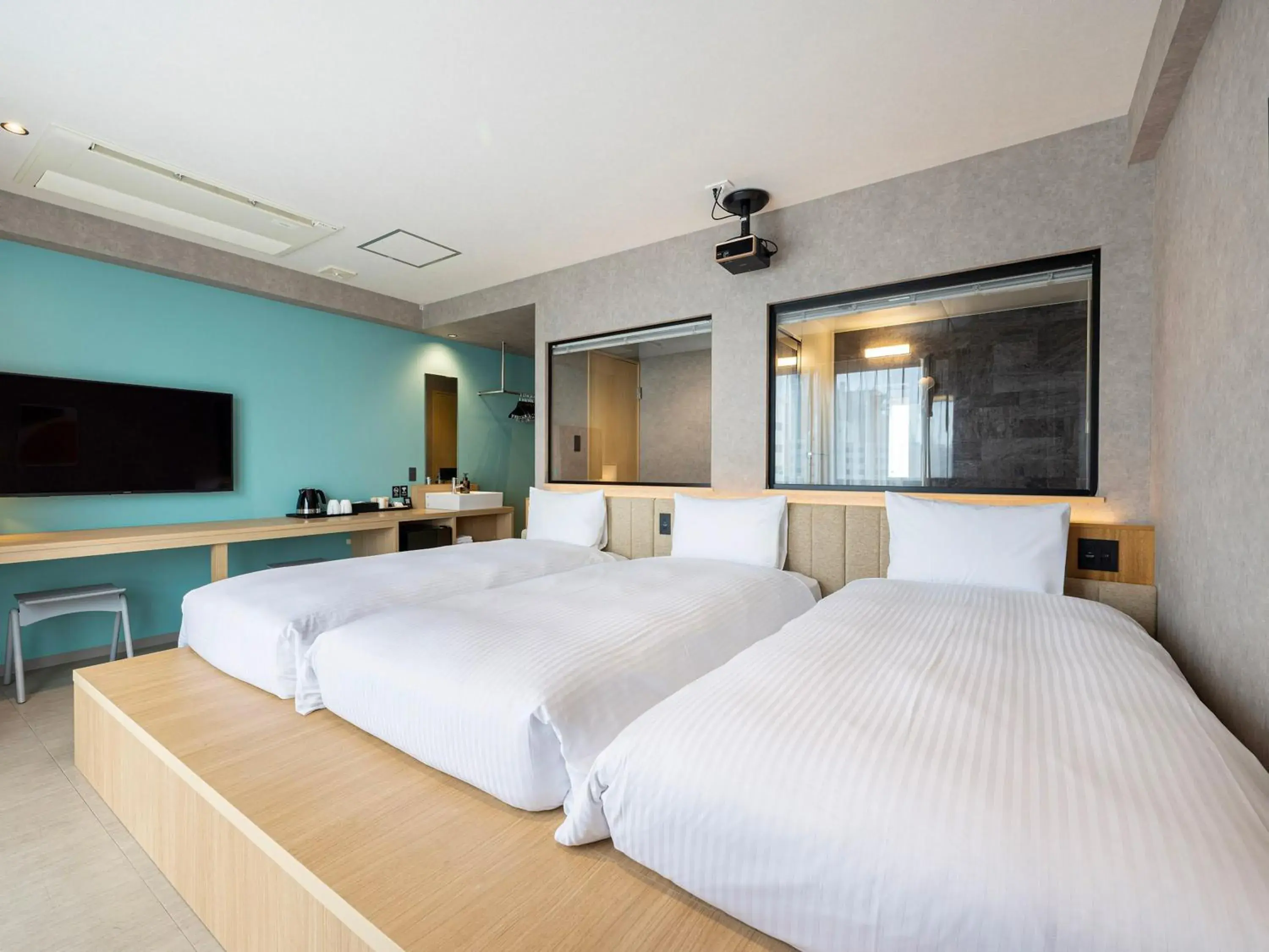 Bed in LACER OKINAWA NAHA Tomariport Bed in LACER OKINAWA NAHA Tomariport