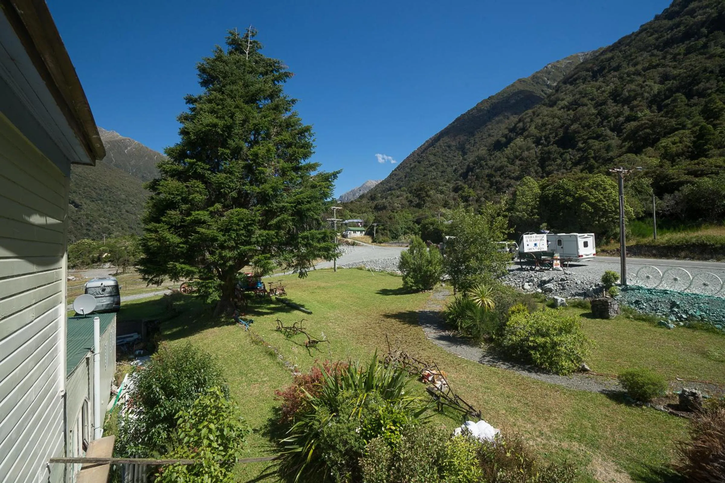 Garden in Otira Stagecoach Hotel