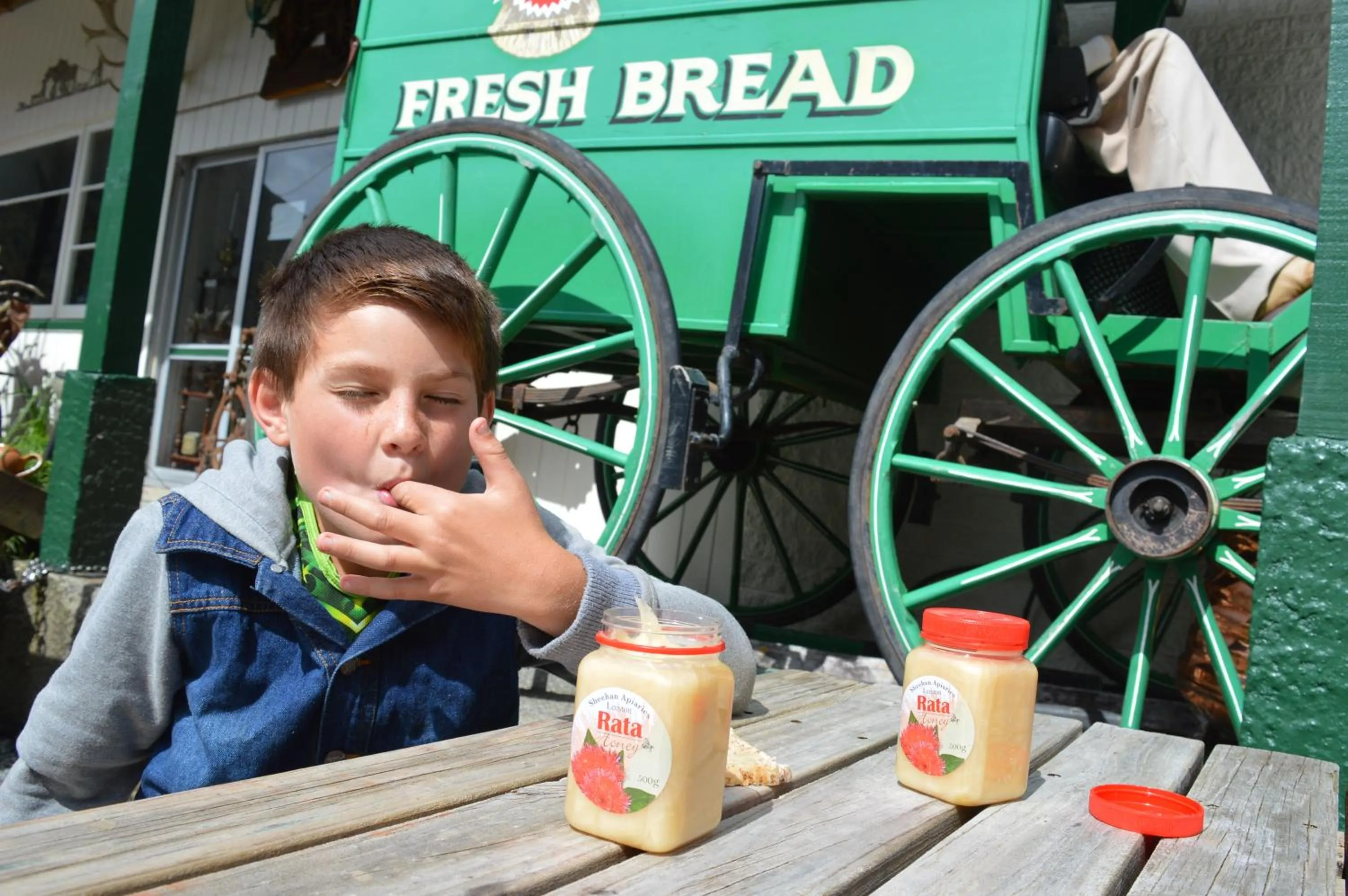 Food close-up in Otira Stagecoach Hotel