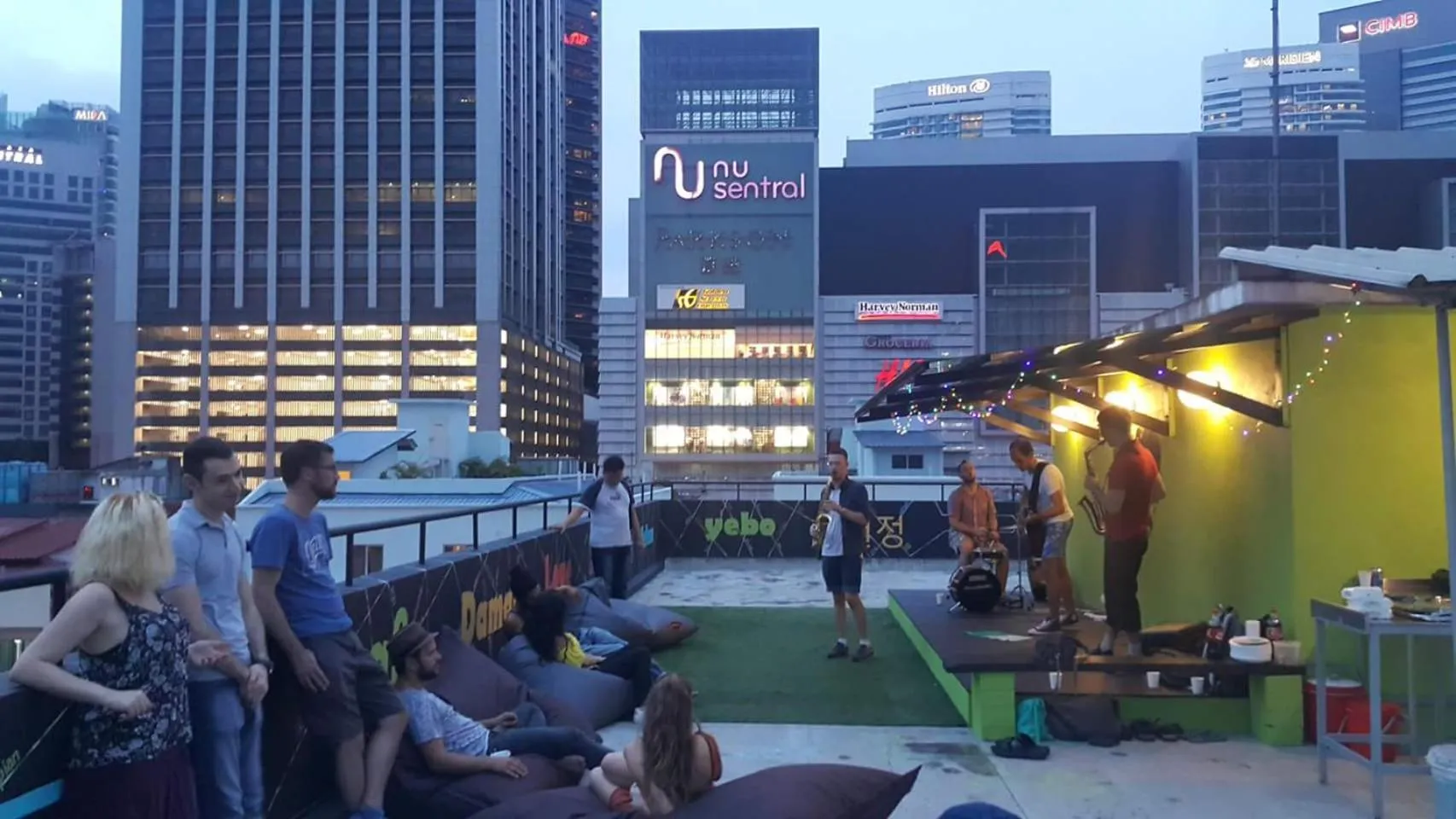 People in PODs The Backpackers Home & Cafe, Kuala Lumpur