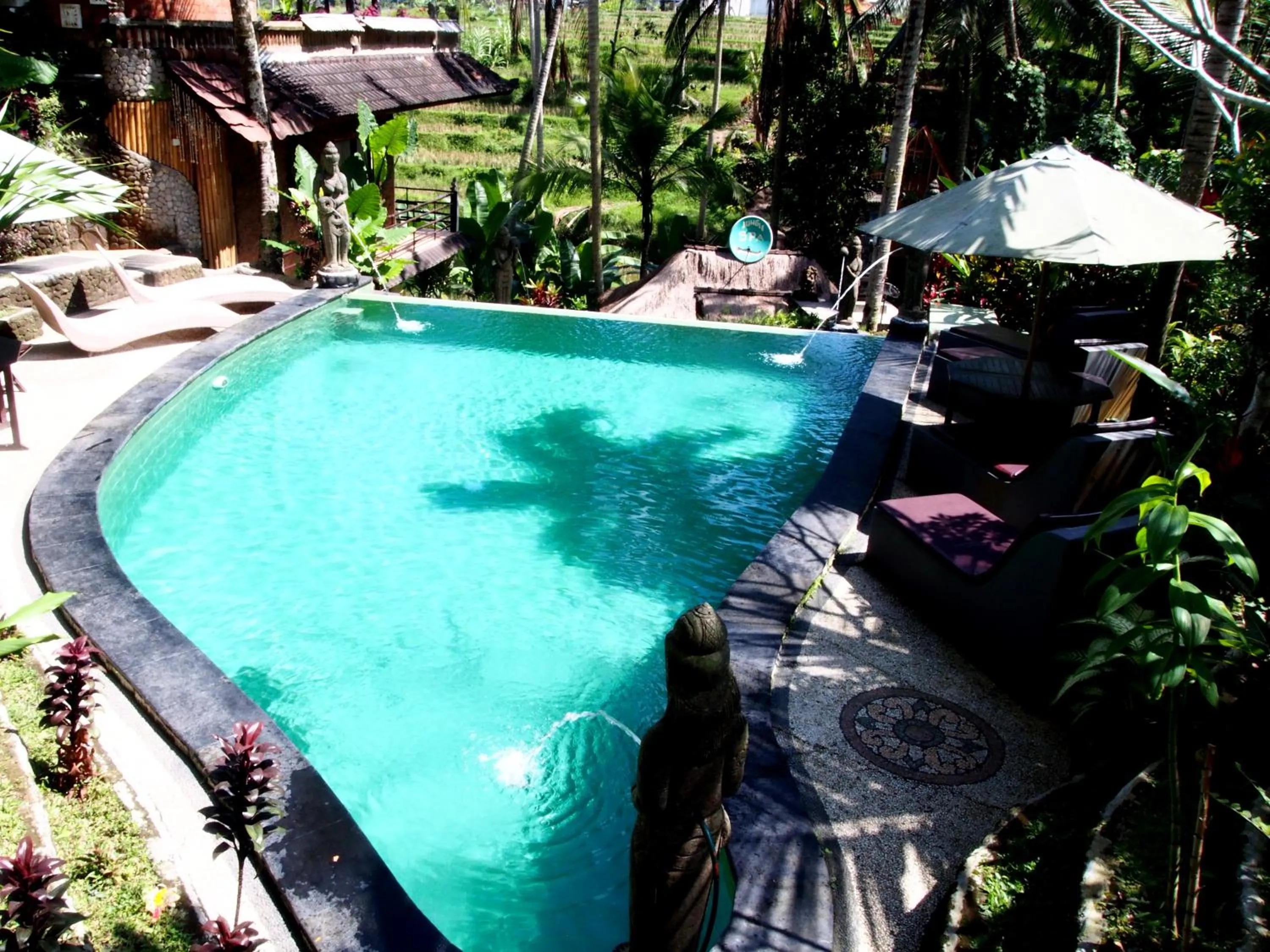 Pool view in Junjungan Suite