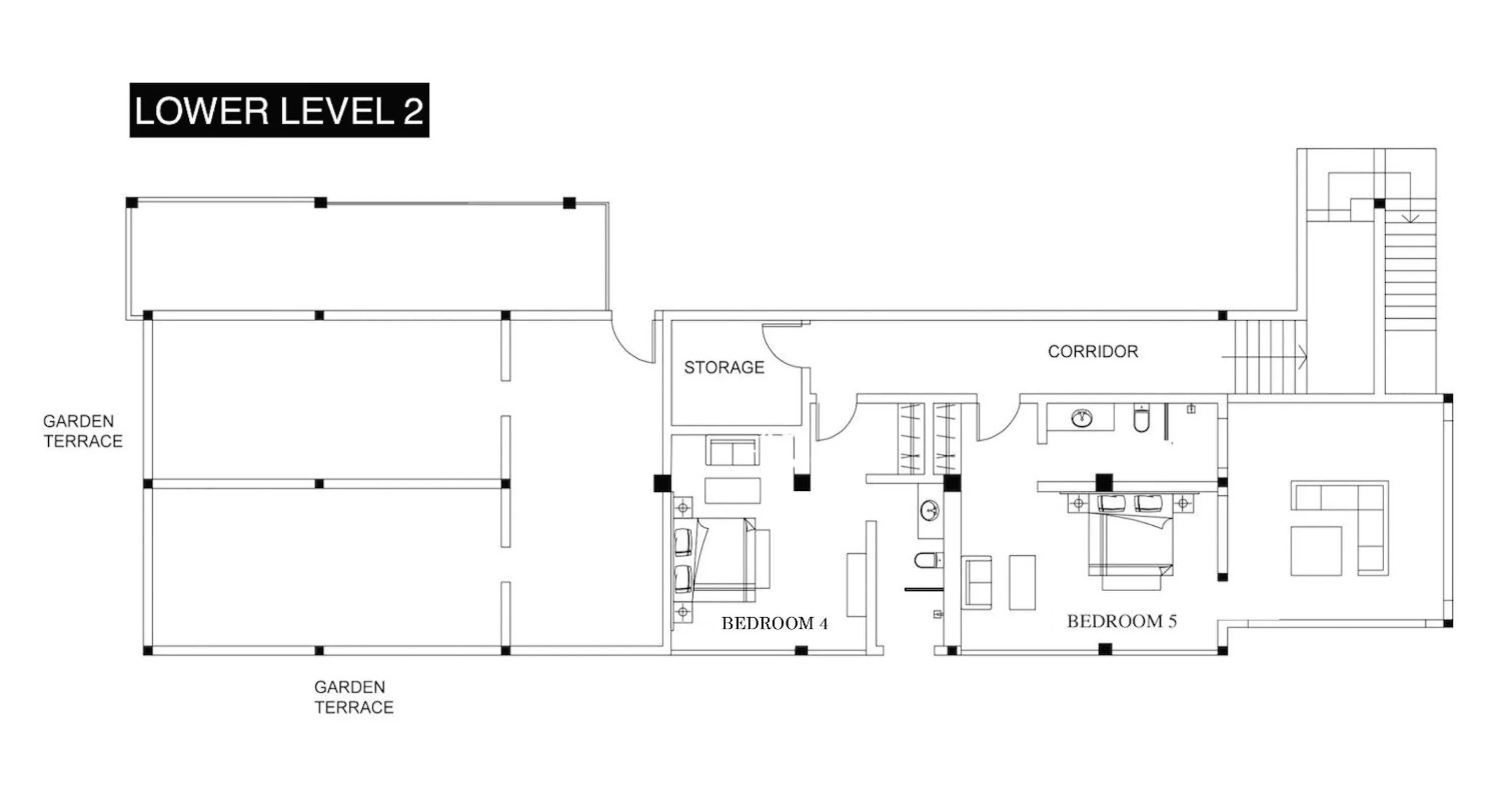 Floor plan in Ocean's 11 Villa