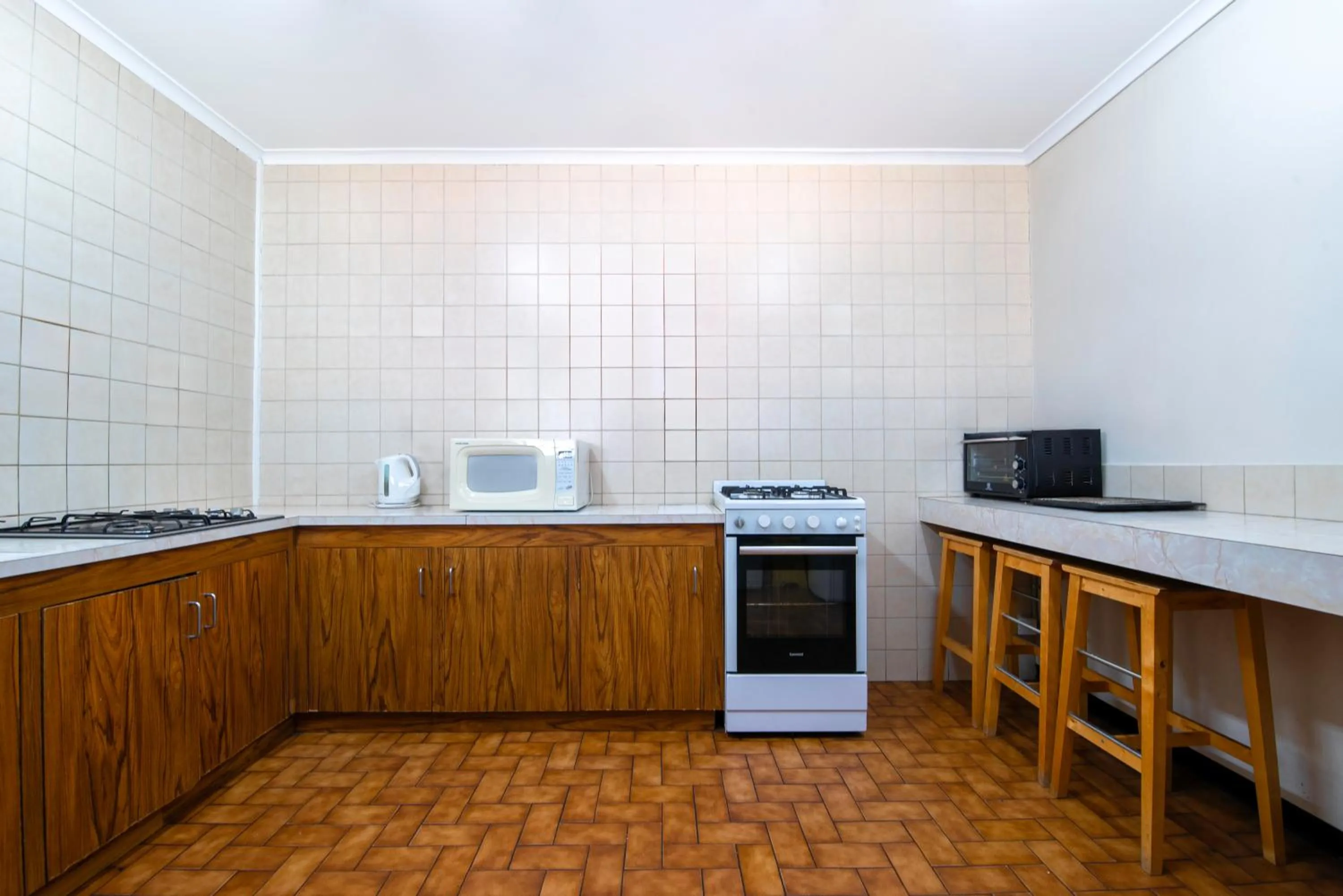 Communal kitchen in Echo Holiday Parks - Windsor Gardens