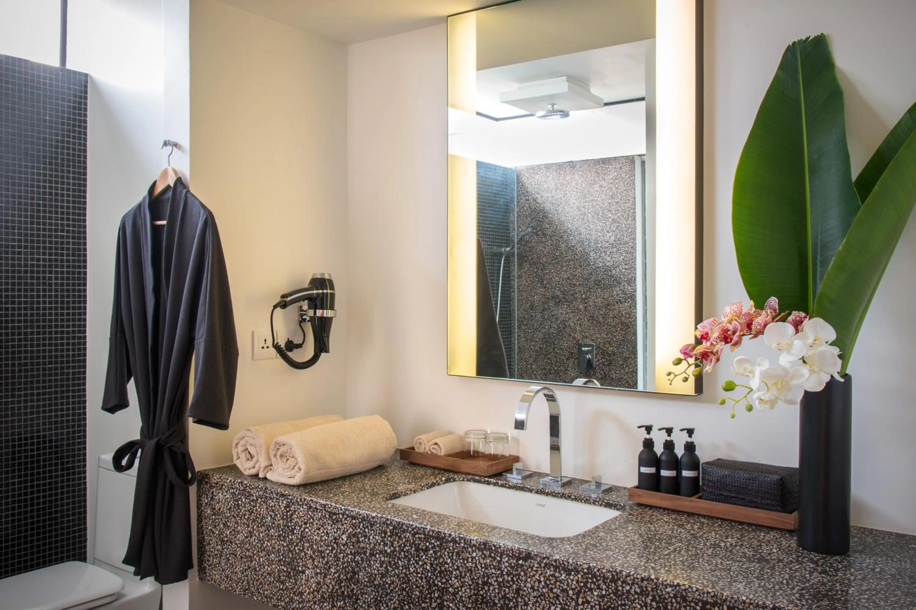 Bathroom in Viroth's Hotel