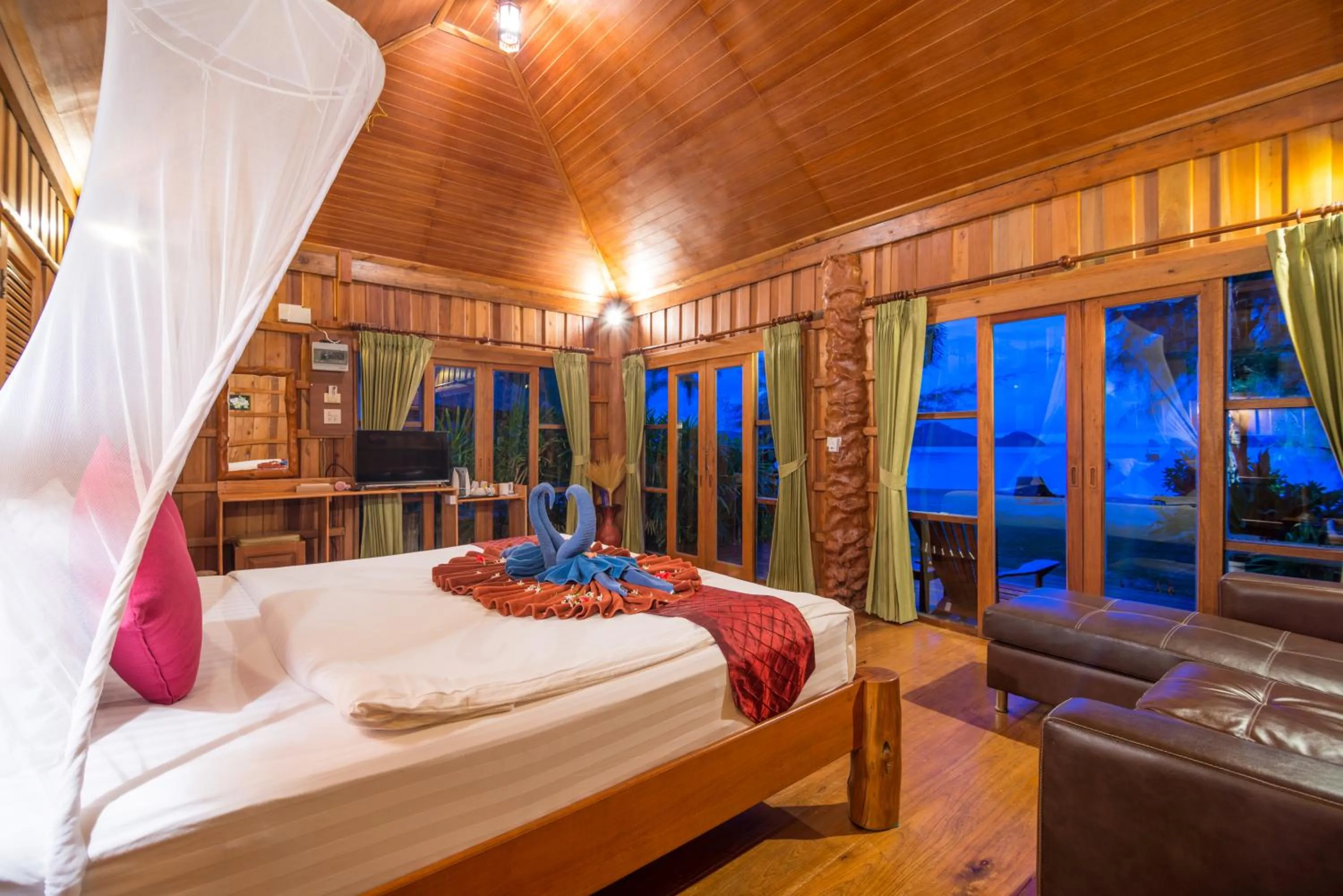 Bed in Thiwson Beach Resort - SHA Extra Plus