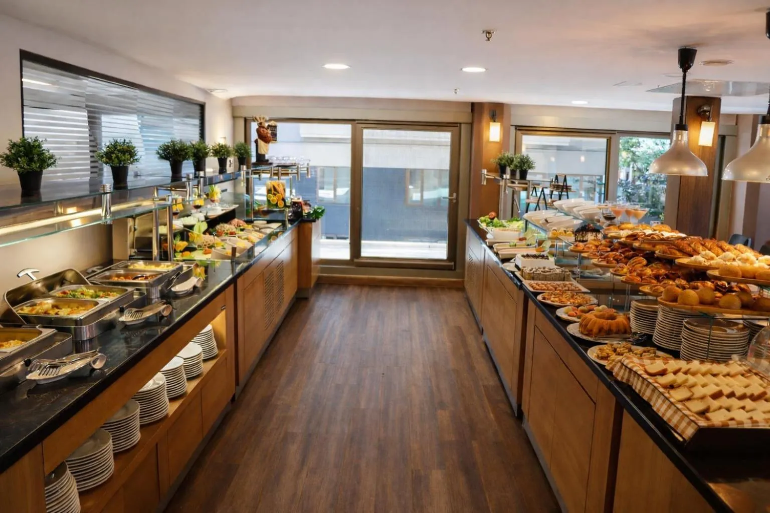 Buffet breakfast in Riva Hotel Taksim