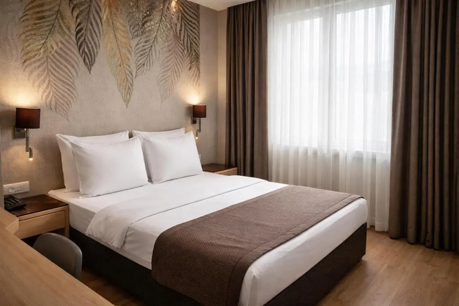 Bed in Riva Hotel Taksim Bed in Riva Hotel Taksim