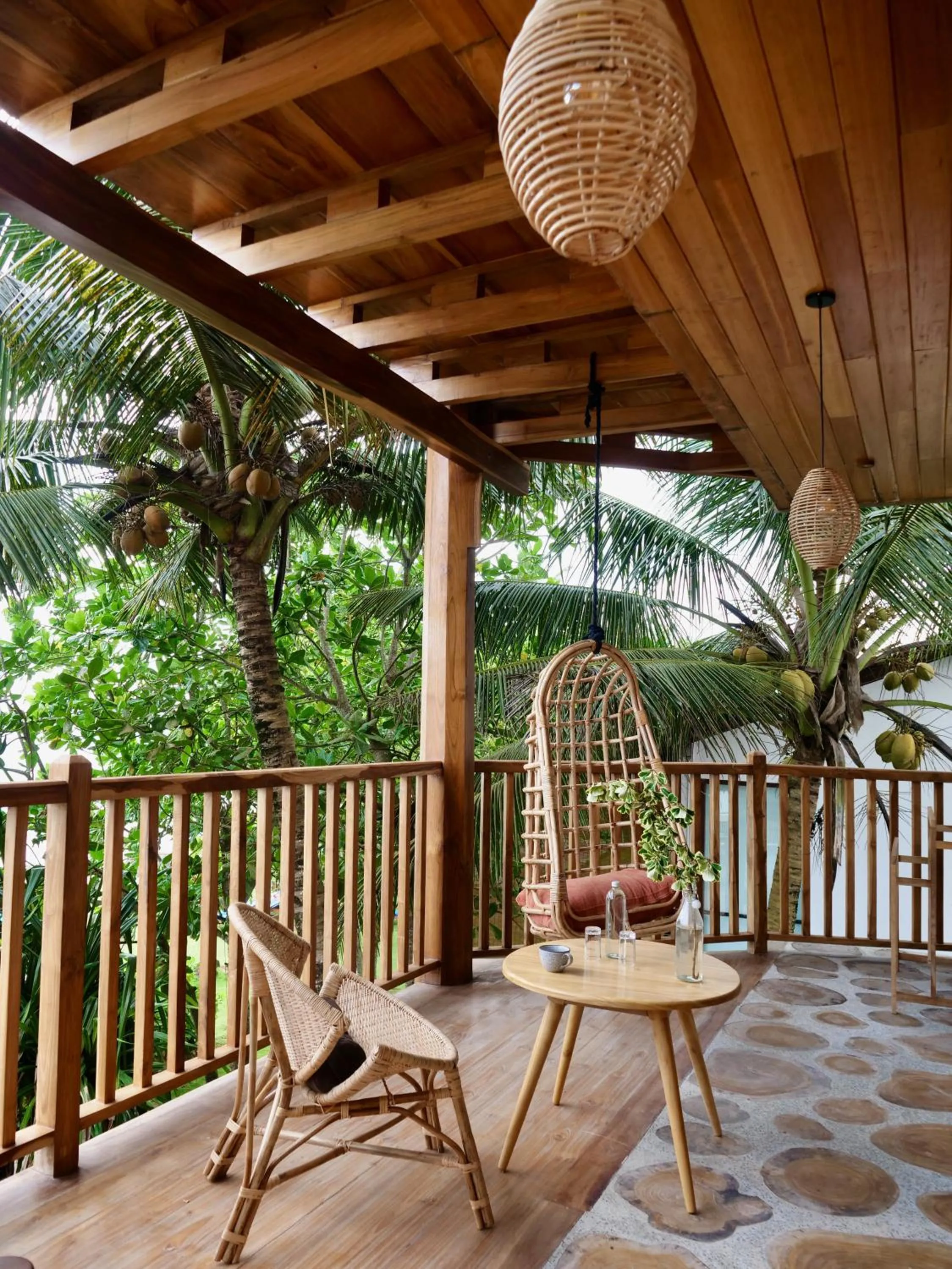 Patio in Coast 67 Boutique Hotel