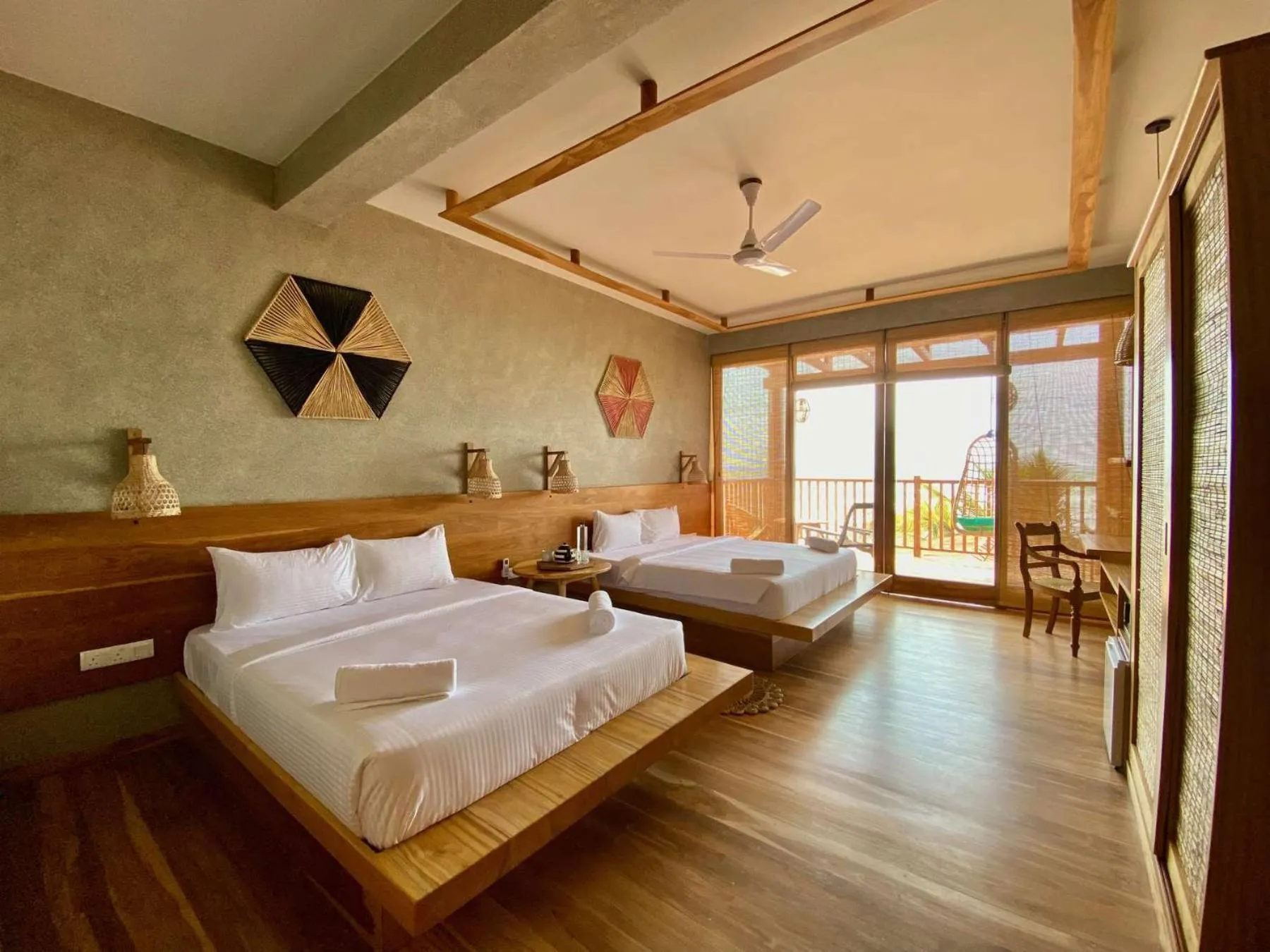 Bed in Coast 67 Boutique Hotel